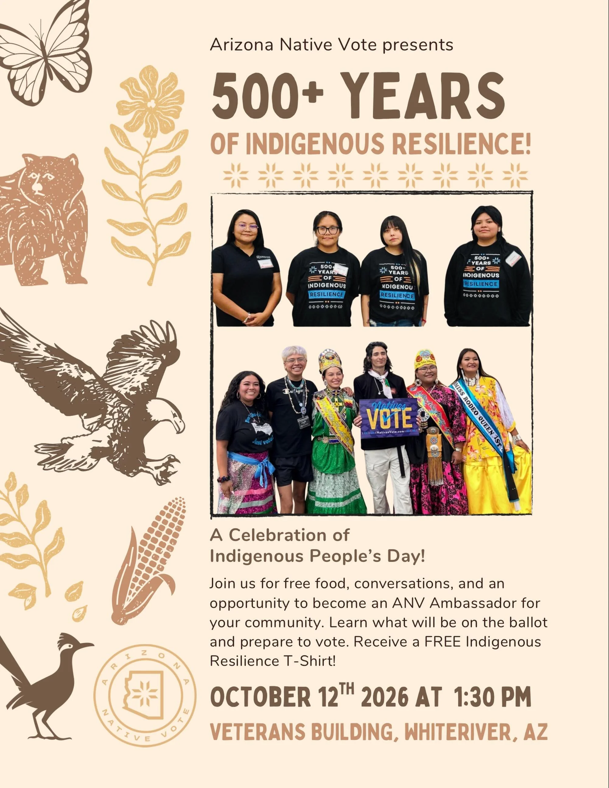 Happy Indigenous Peoples Day in Whiteriver! 📸

#arizona #indigenous #vote