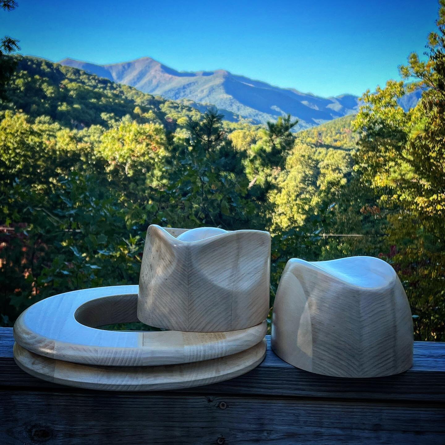 New custom blocks just arrived from my block maker for Mike Ramsey&rsquo;s custom hats!  4 hats to do before I can work on these beauties #hatmaker #customhat  #unisexstyle  #fedora  #boho #asheville #northcarolina #unisex #blackmountain #fashion #be