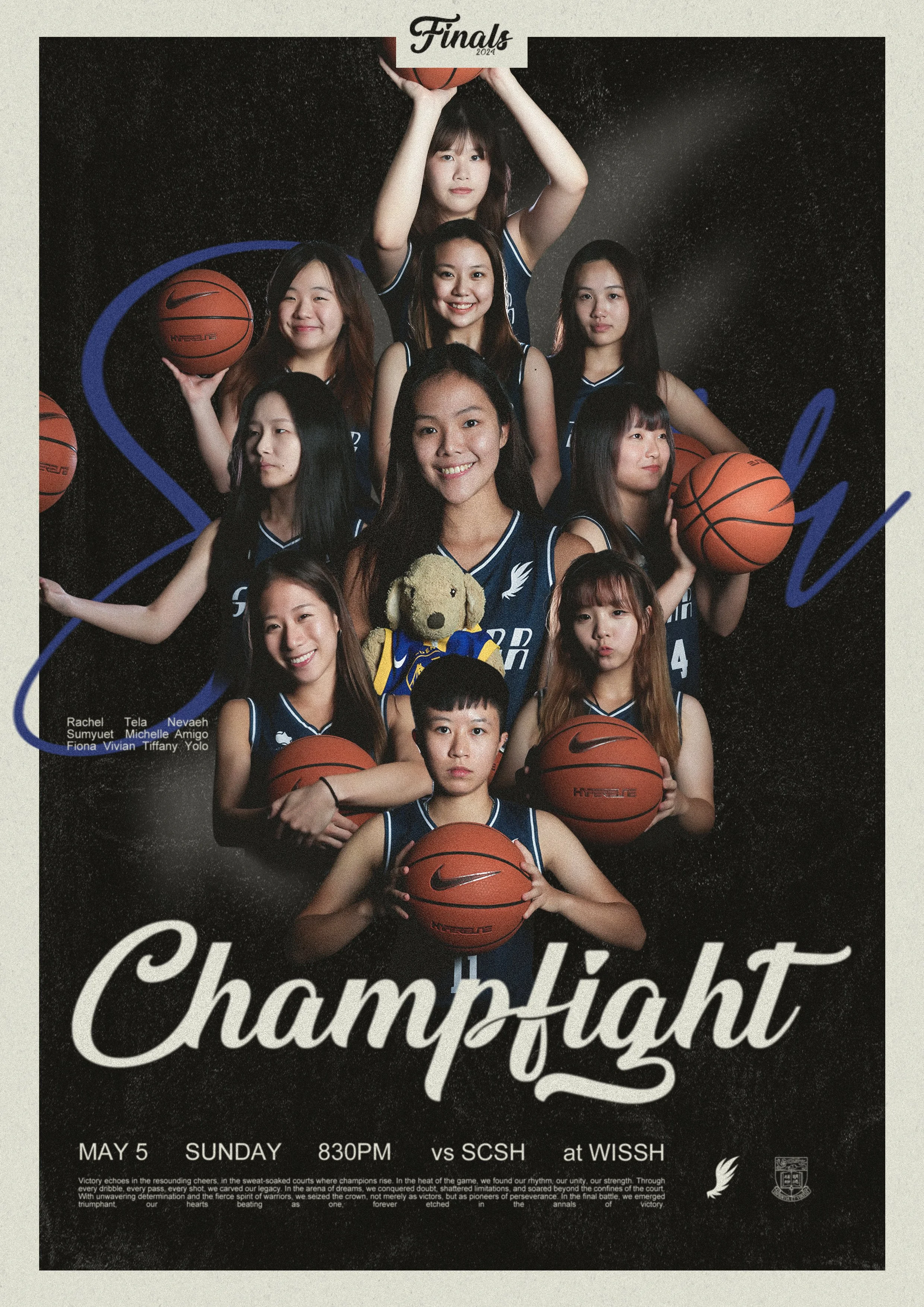 Starr Hall Ladies' Basketball Team Champ Fight 2024