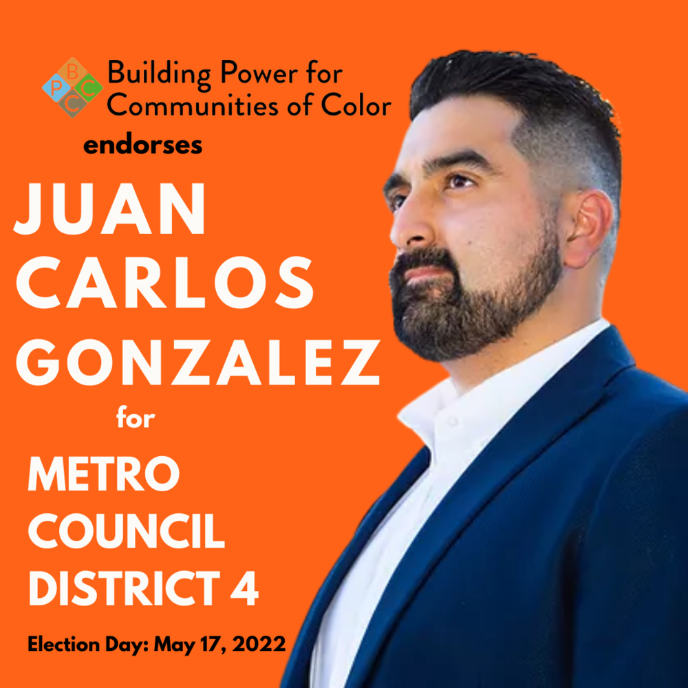 Juan Carlos Gonzalez for Metro Council District 4
