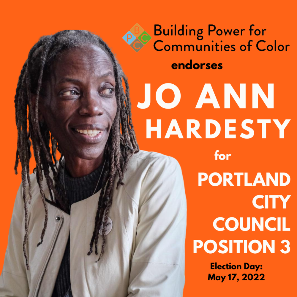 Jo Ann Hardesty for Portland City Council Position 3