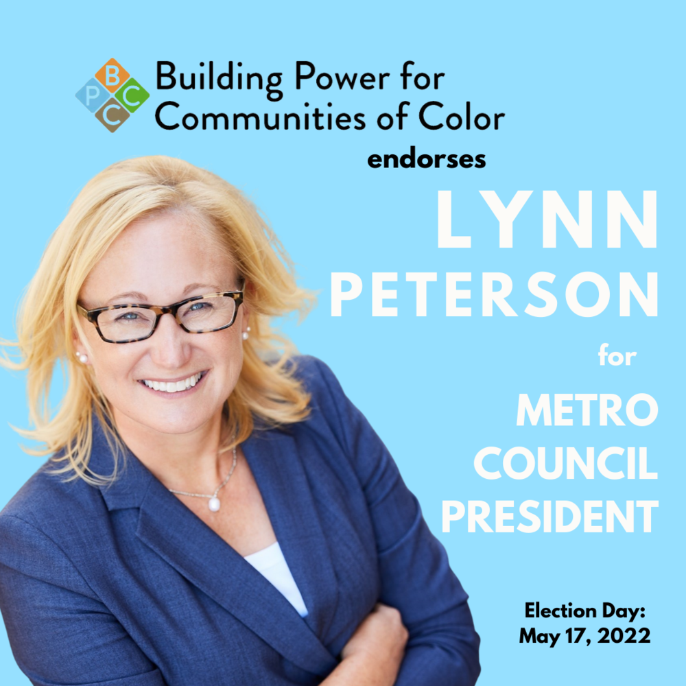 Lynn Peterson for Metro Council President
