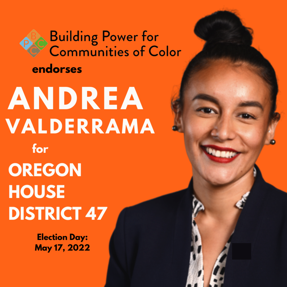 Andrea Valderrama for Oregon House District 47