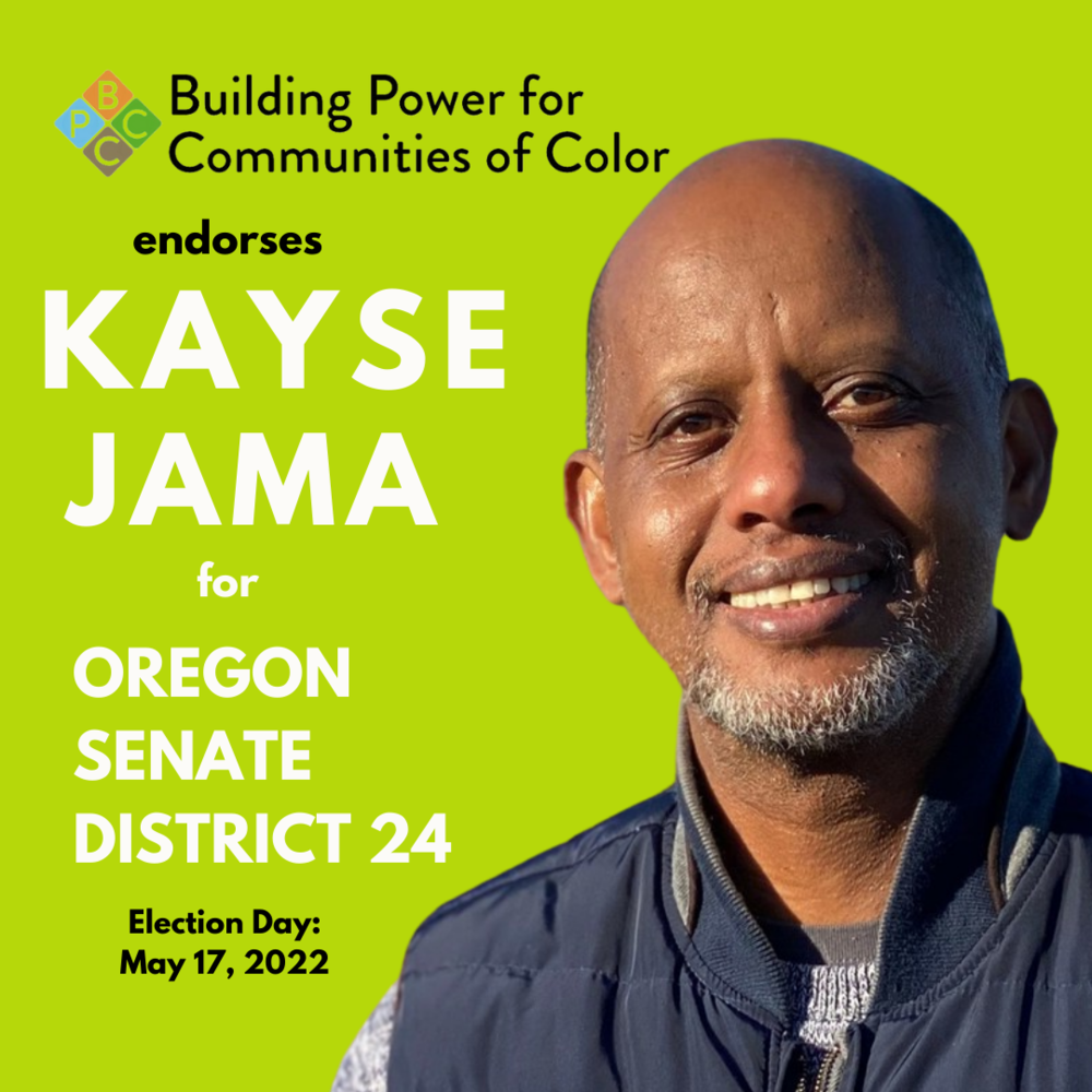 Kayse Jama for Oregon Senate District 24