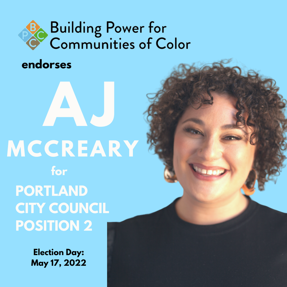AJ McCreary for Portland City Council, Position 2