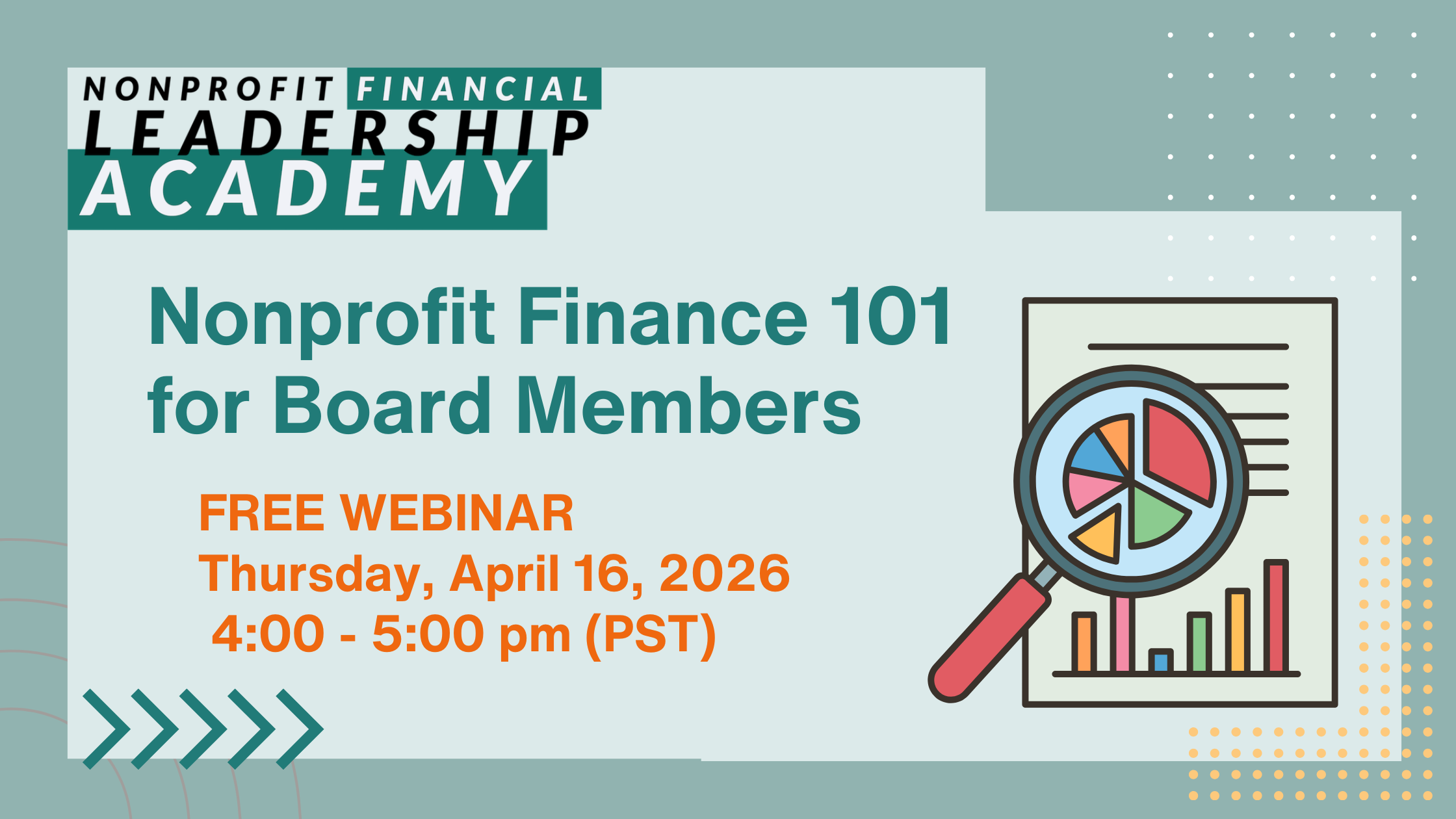 Nonprofit Finance 101 for Board Members (FREE)