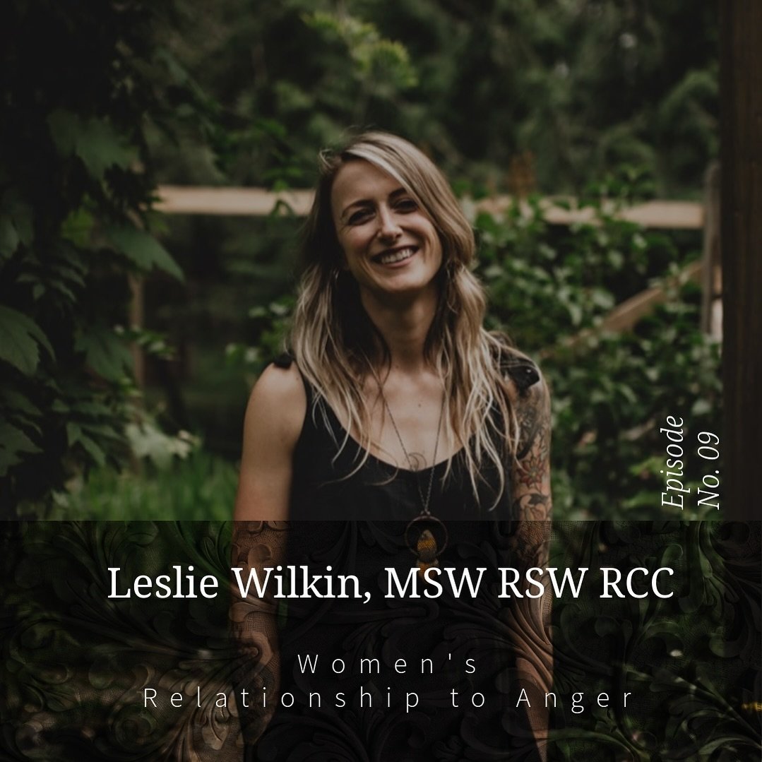Ok! Im excited to announce my next podcast guest @leslie.a.wilkin Clinical Social Worker + Psychotherapist. Leslie and I will be discussing Women and our relationship to Anger. I&rsquo;m really looking forward to our conversation and sharing it with 