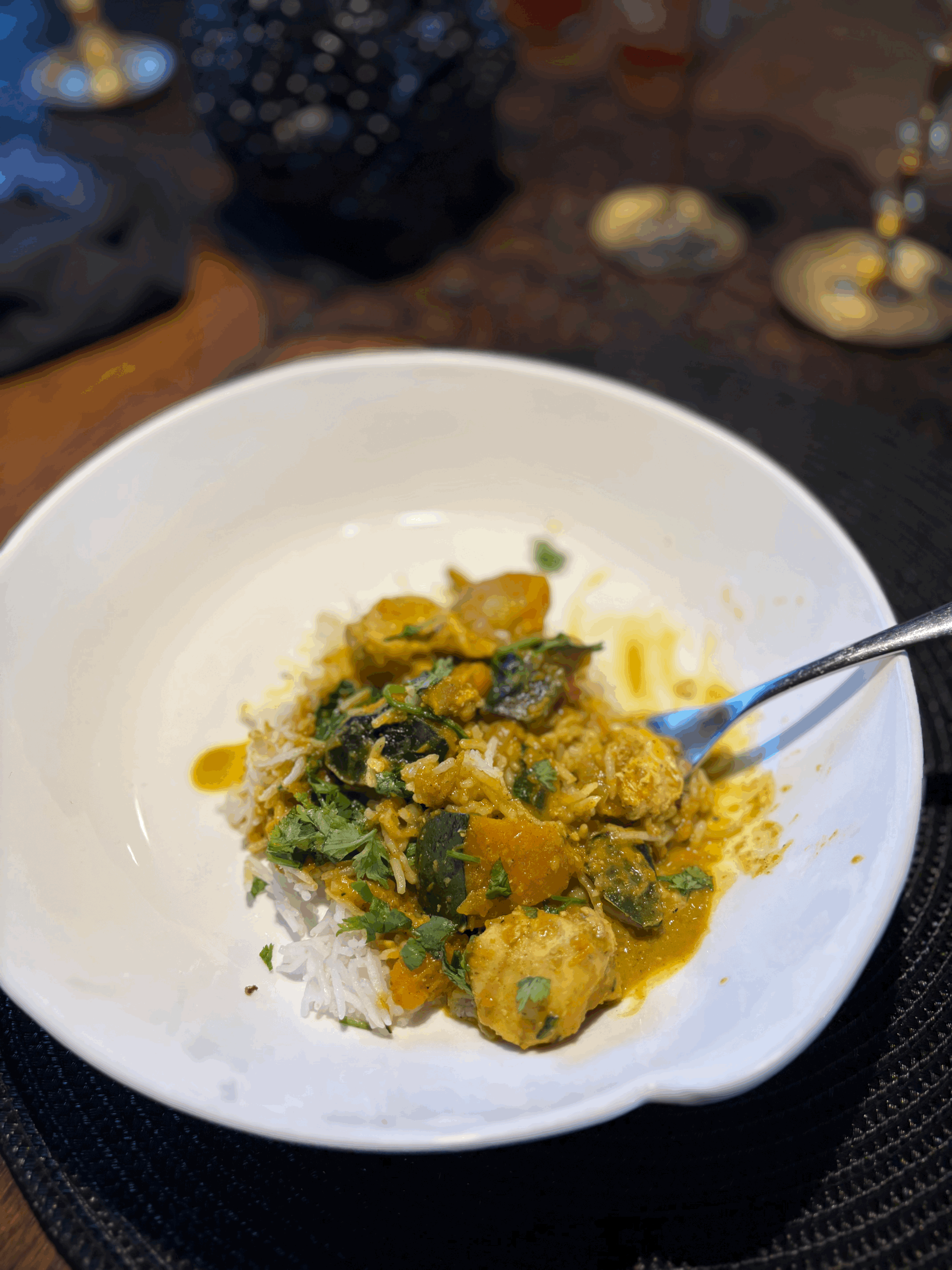 Coconut Chicken &amp; Kabocha Squash Curry