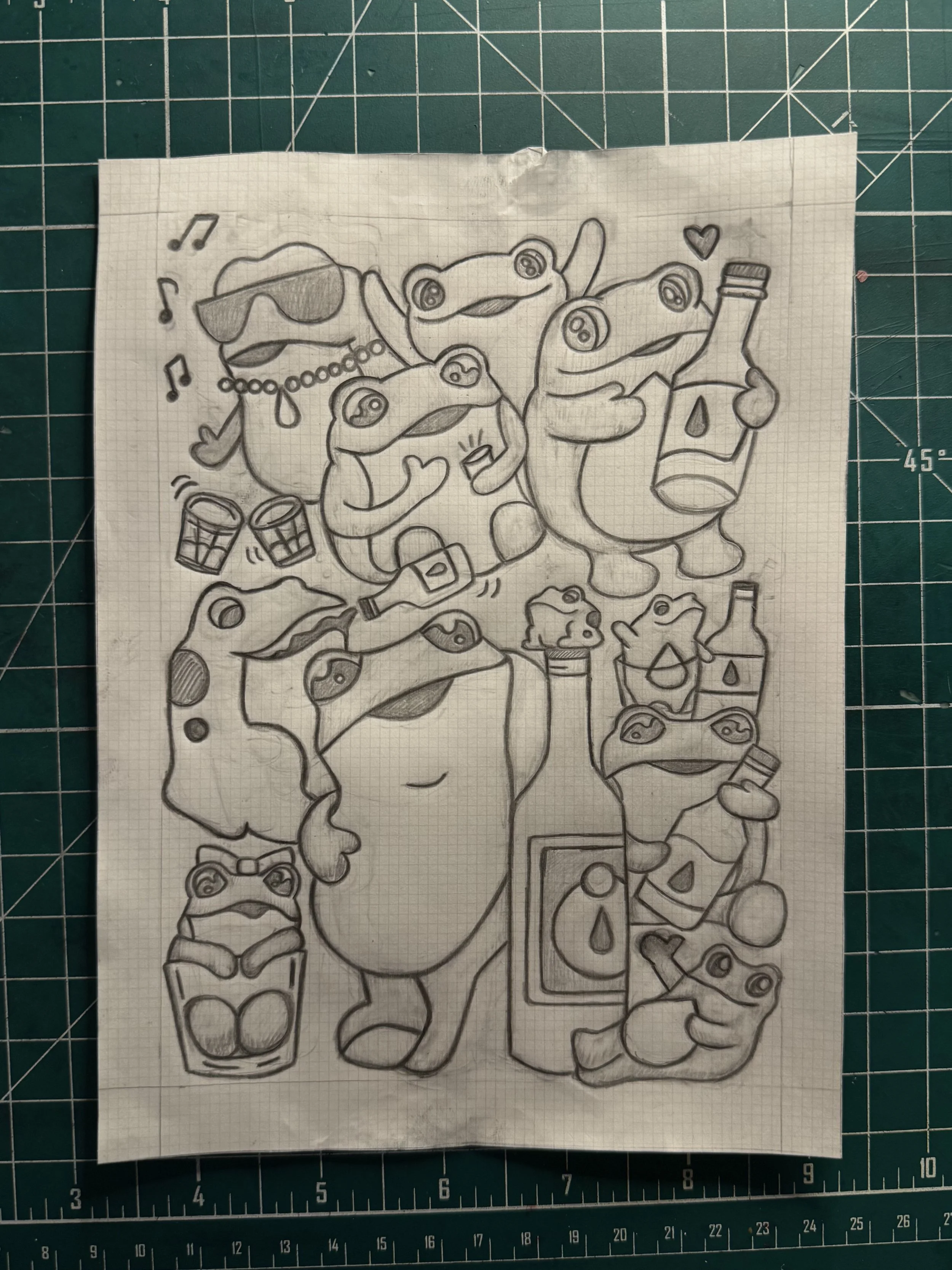 soju-frogs-blockprint-linocut-sketch.JPG