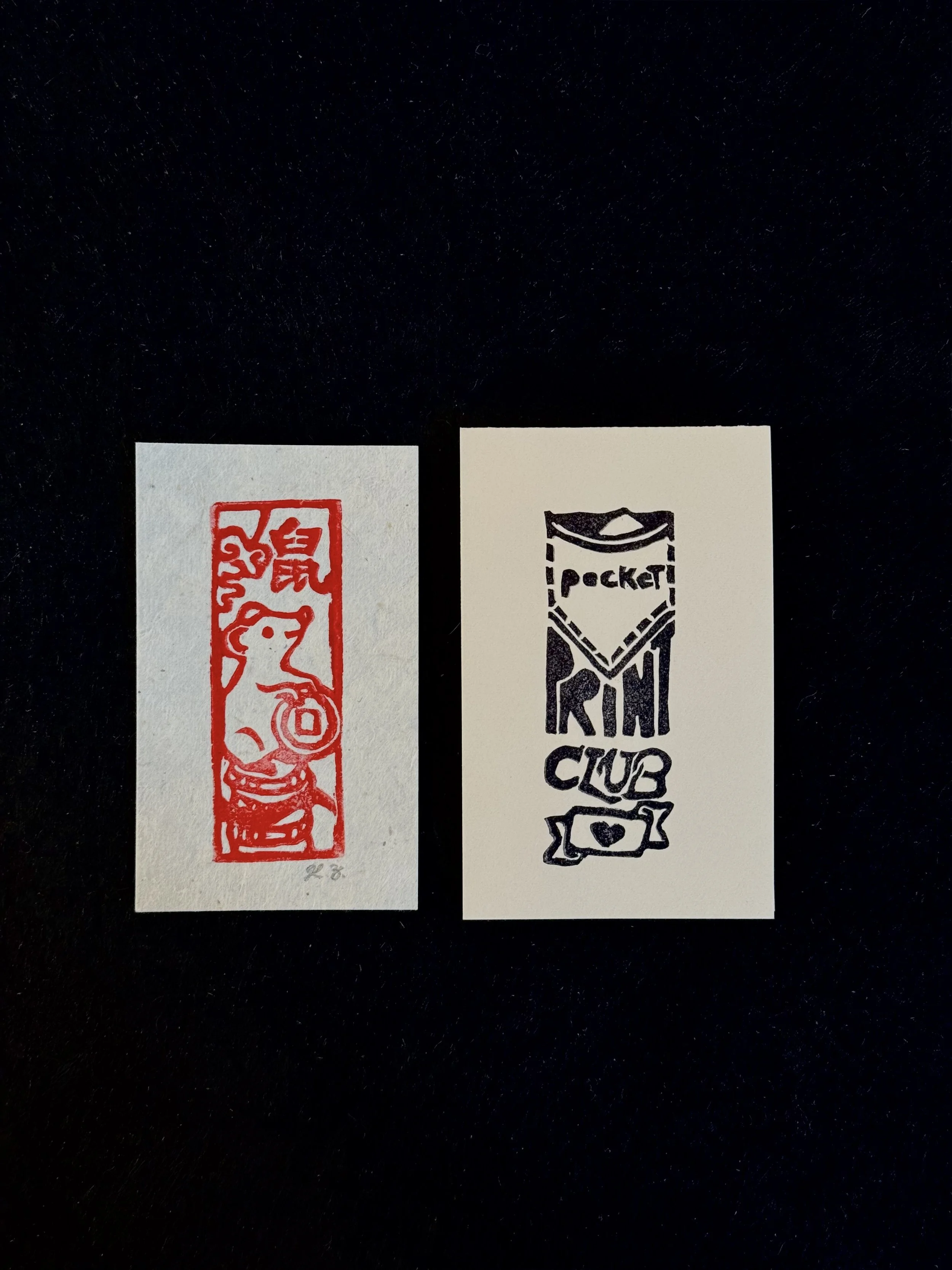 Lucky Rat Pocket Print