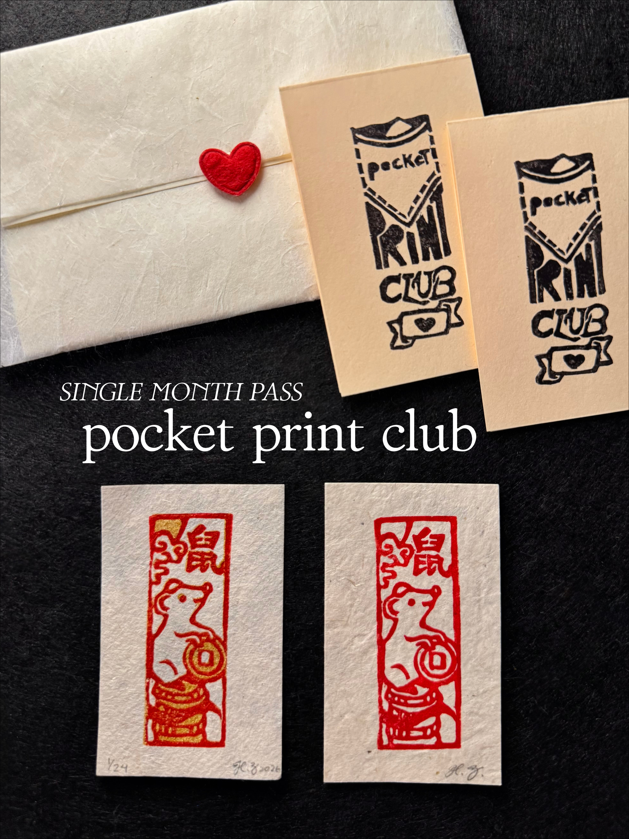 Single Month Pass - Pocket Print Club