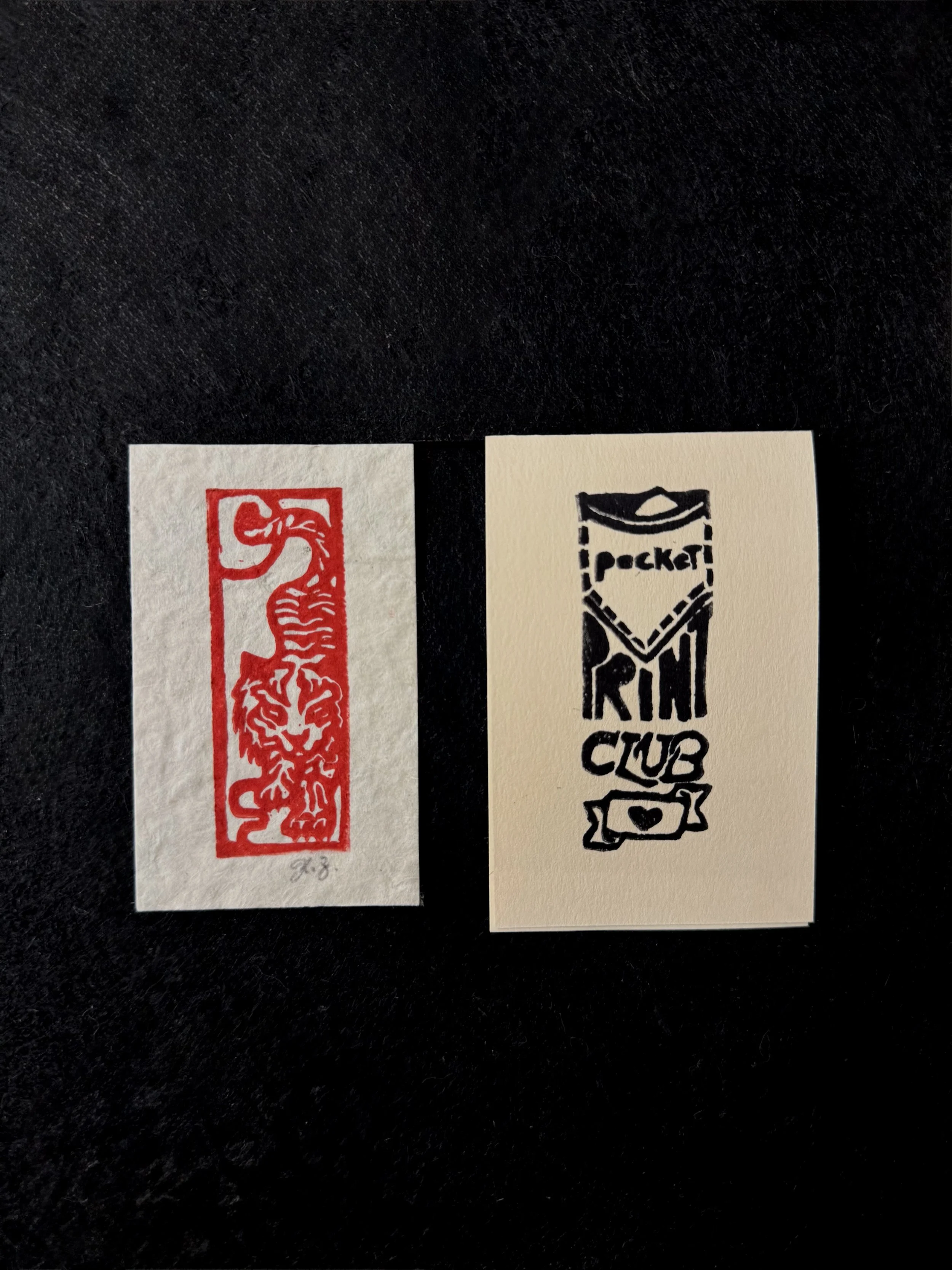 Lucky Tiger Pocket Print