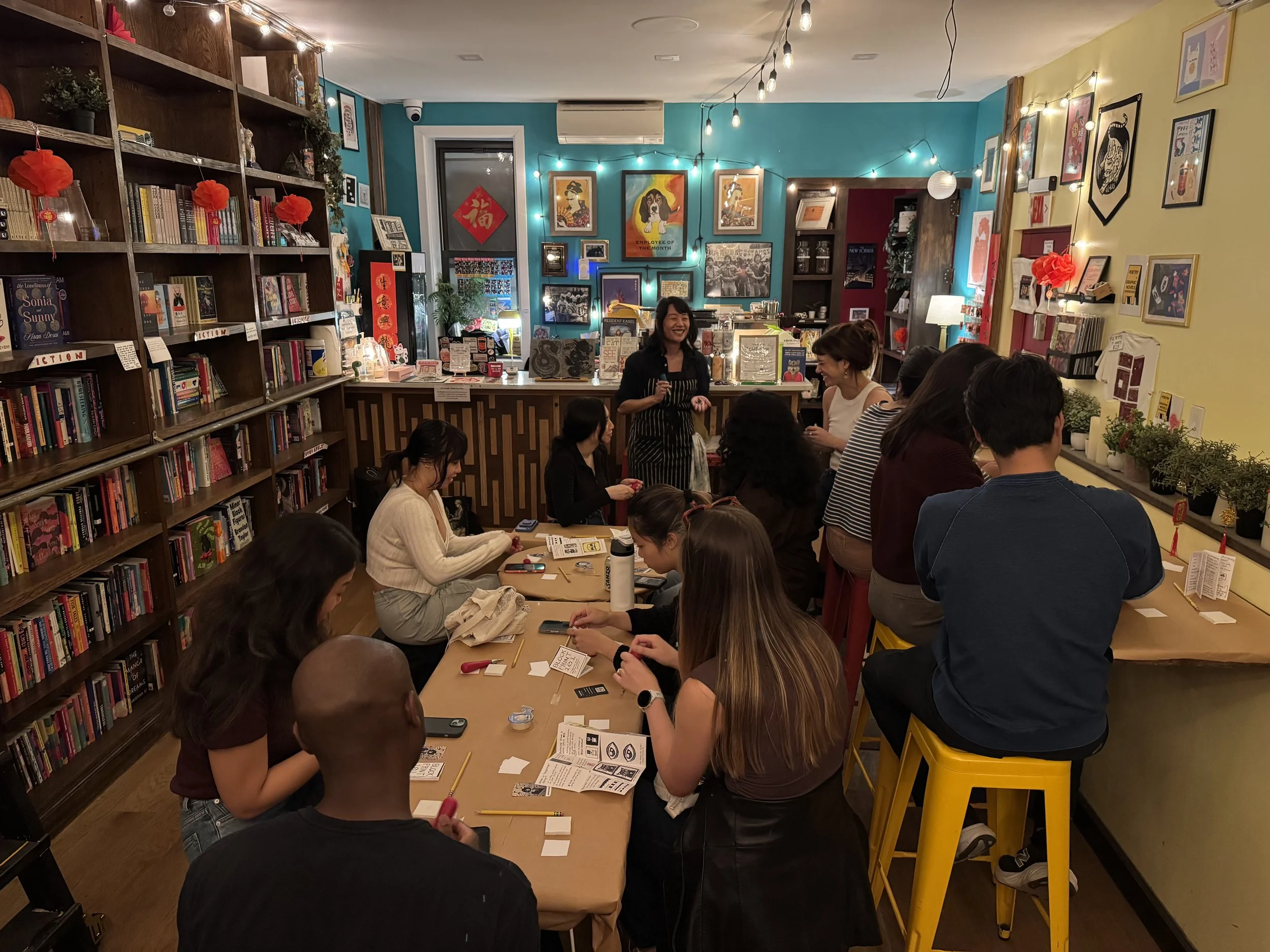 Beginner’s Block Printing Workshop @ Yu &amp; Me Books!