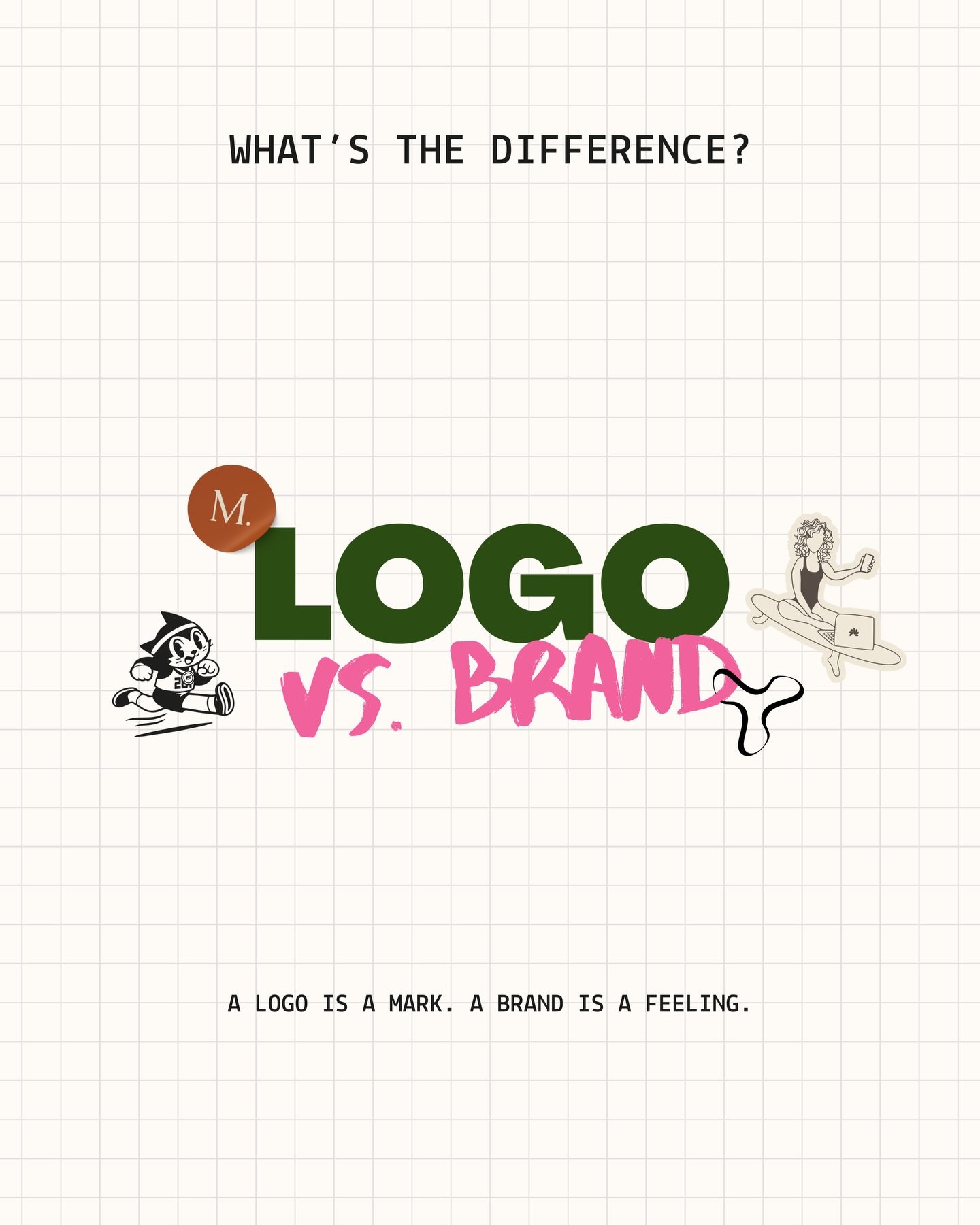 Most people come to me asking for a logo&hellip;.🙄

BUT What they actually need is a brand.
Here&rsquo;s the thing 👉🏽 I can design you the most beautiful logo in the world. 

But if there&rsquo;s no strategy behind it, no clear positioning, no und