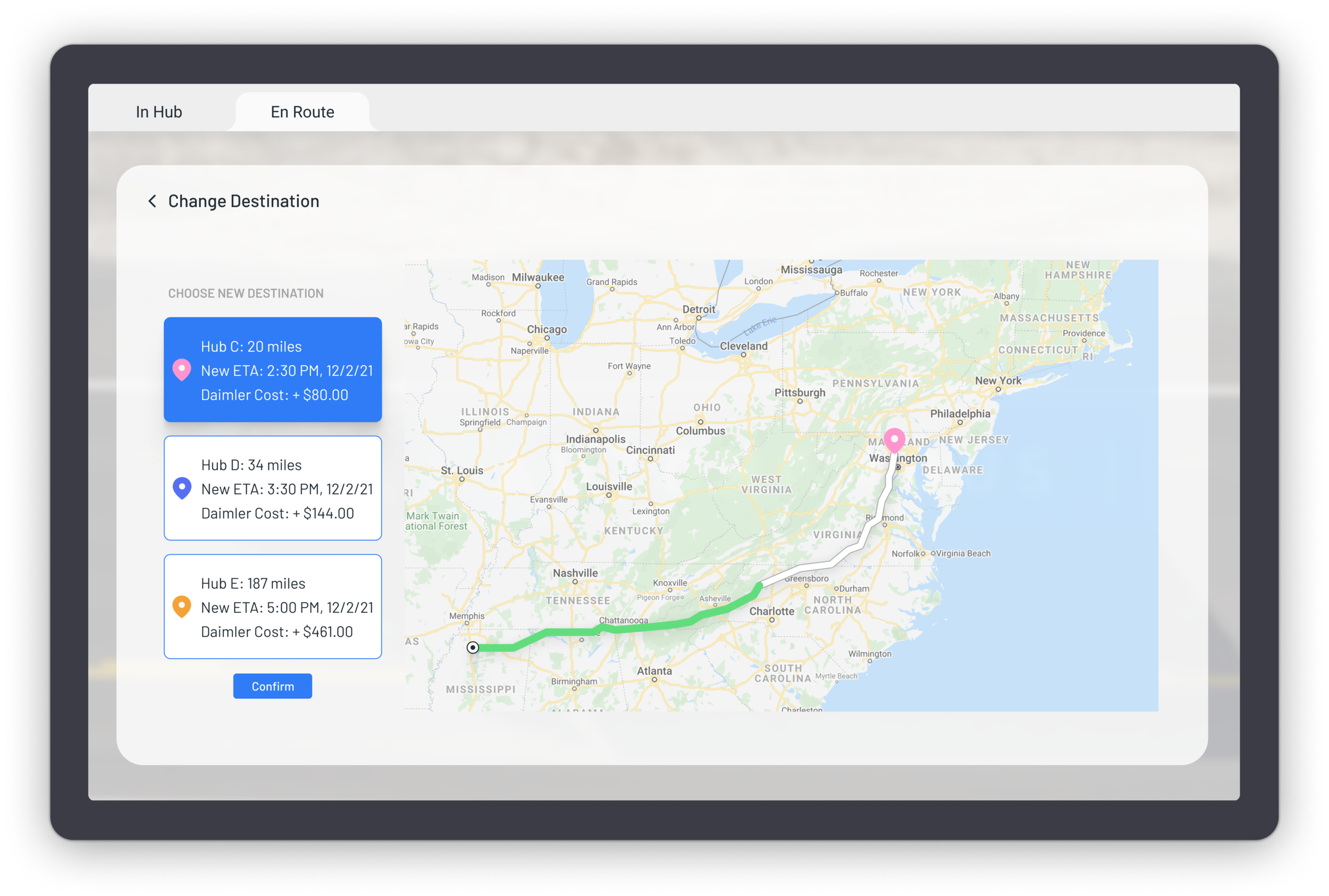 En Route solution 3
