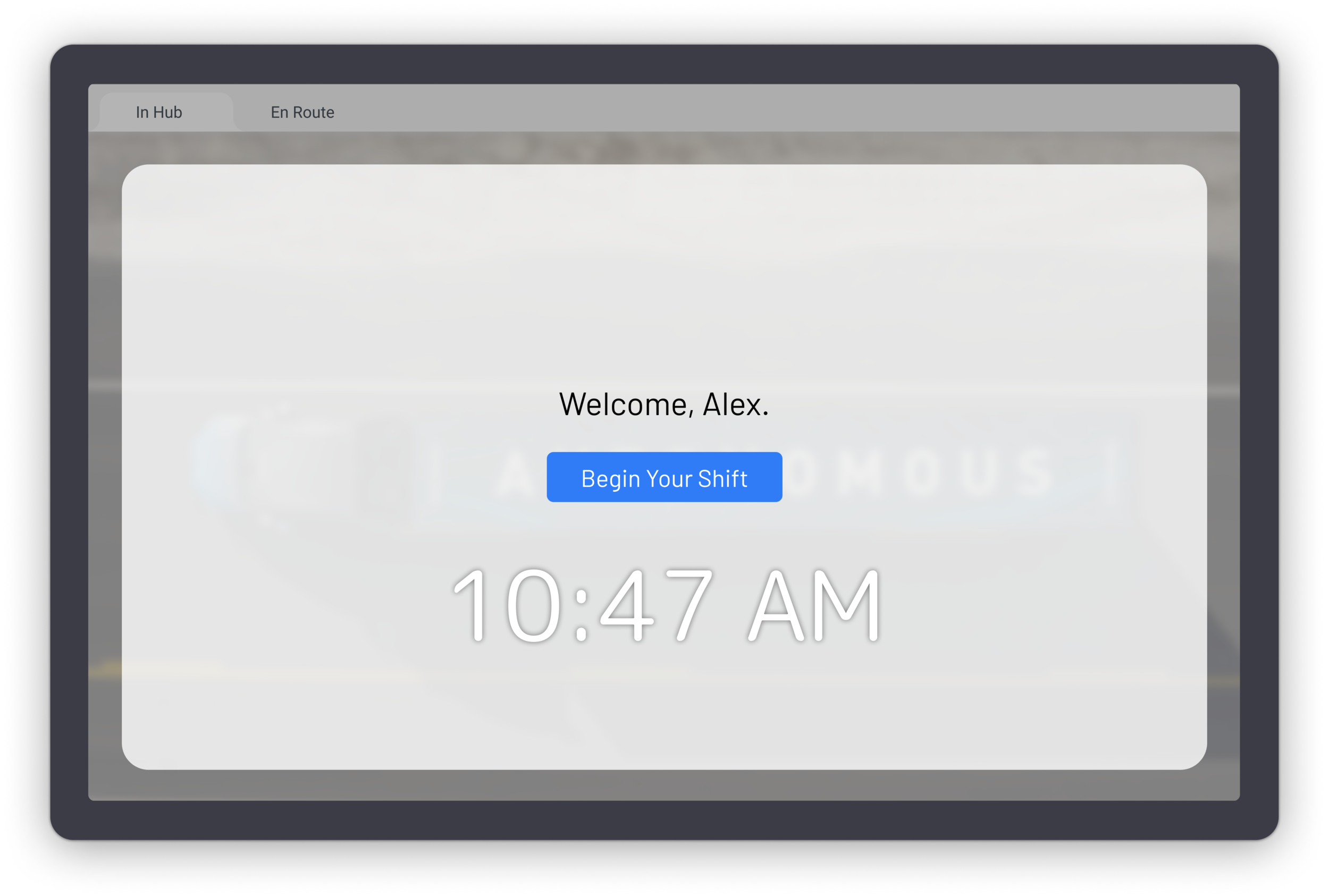 BAYMAX starting screen