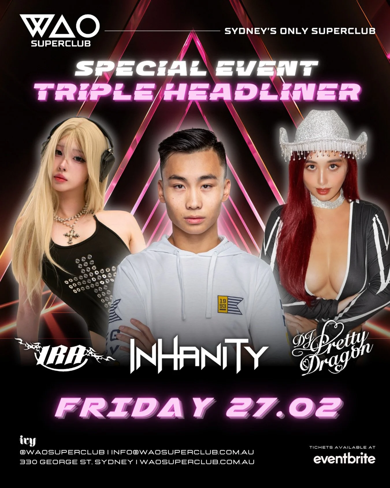 🎓🔥 𝗕𝗔𝗖𝗞 𝗧𝗢 𝗨𝗡𝗜 𝗧𝗥𝗜𝗣𝗟𝗘 𝗛𝗘𝗔𝗗𝗟𝗜𝗡𝗘𝗥 𝗧𝗔𝗞𝗘𝗢𝗩𝗘𝗥 🔥🎓

Sydney, class is officially in session 😈 &mdash; and we&rsquo;re doing it the only way WAO knows how&hellip; BIGGER.

This 𝗙𝗥𝗜, 𝟮𝟳 𝗙𝗘𝗕, 𝗪𝗔𝗢 𝗦𝗨𝗣𝗘𝗥𝗖𝗟𝗨?