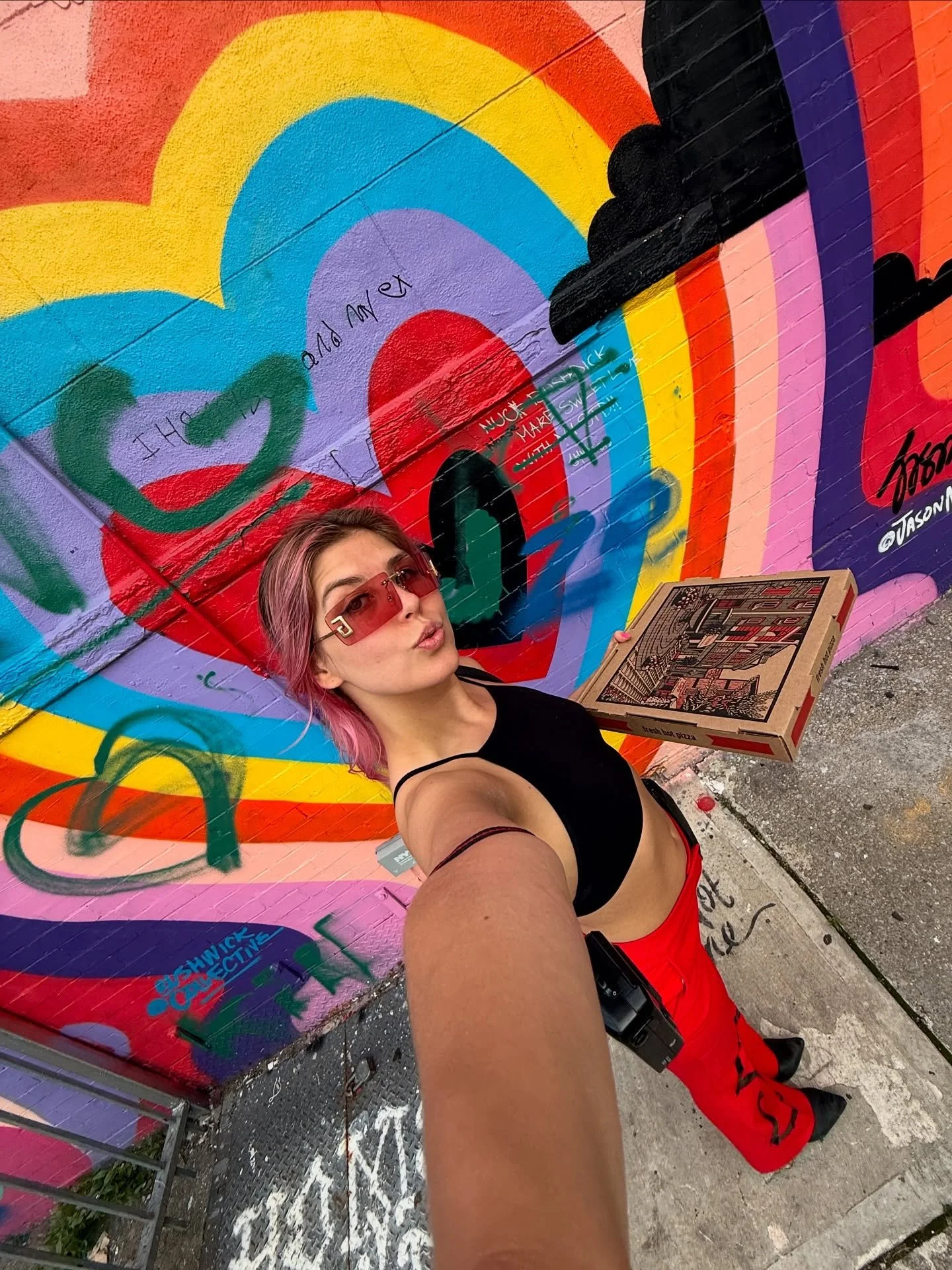 Pink hair diaries 💗

I finally dyed my hair pink after YEARS of thinking about it. I&rsquo;ve moved on from healing my inner child &amp; started healing my inner teenager. I hope she&rsquo;s proud 🥹

My favorite thing about having pink hair was how