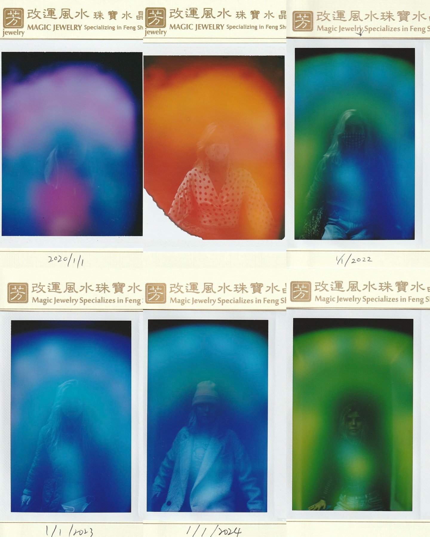 2020-2025 New Year&rsquo;s tradition ✨🌈

Looking back at 6 years of Aura readings. A project completed last year &amp; officially complied this year (after finally hunting down my 2020 image in my storage unit) 😅

What a fun little goal this was; t