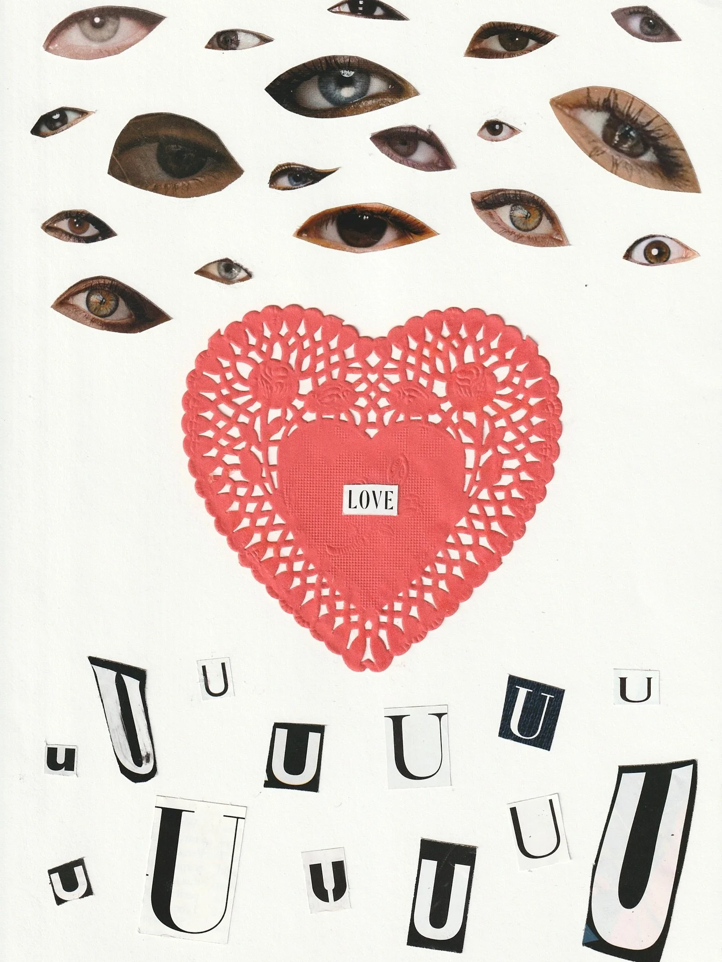 Collaged Valentine made for my sweetheart 🏹

#DIY #collage #handmadevalentine