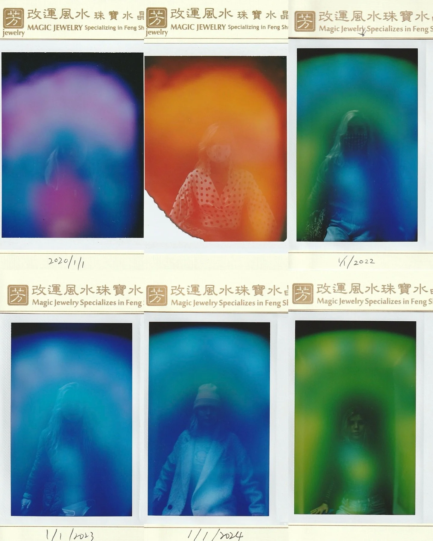 2020-2025 New Year&rsquo;s tradition ✨🌈

Looking back at 6 years of Aura readings. A project completed last year &amp; officially complied this year (after finally hunting down my 2020 image in my storage unit) 😅

What a fun little goal this was; t