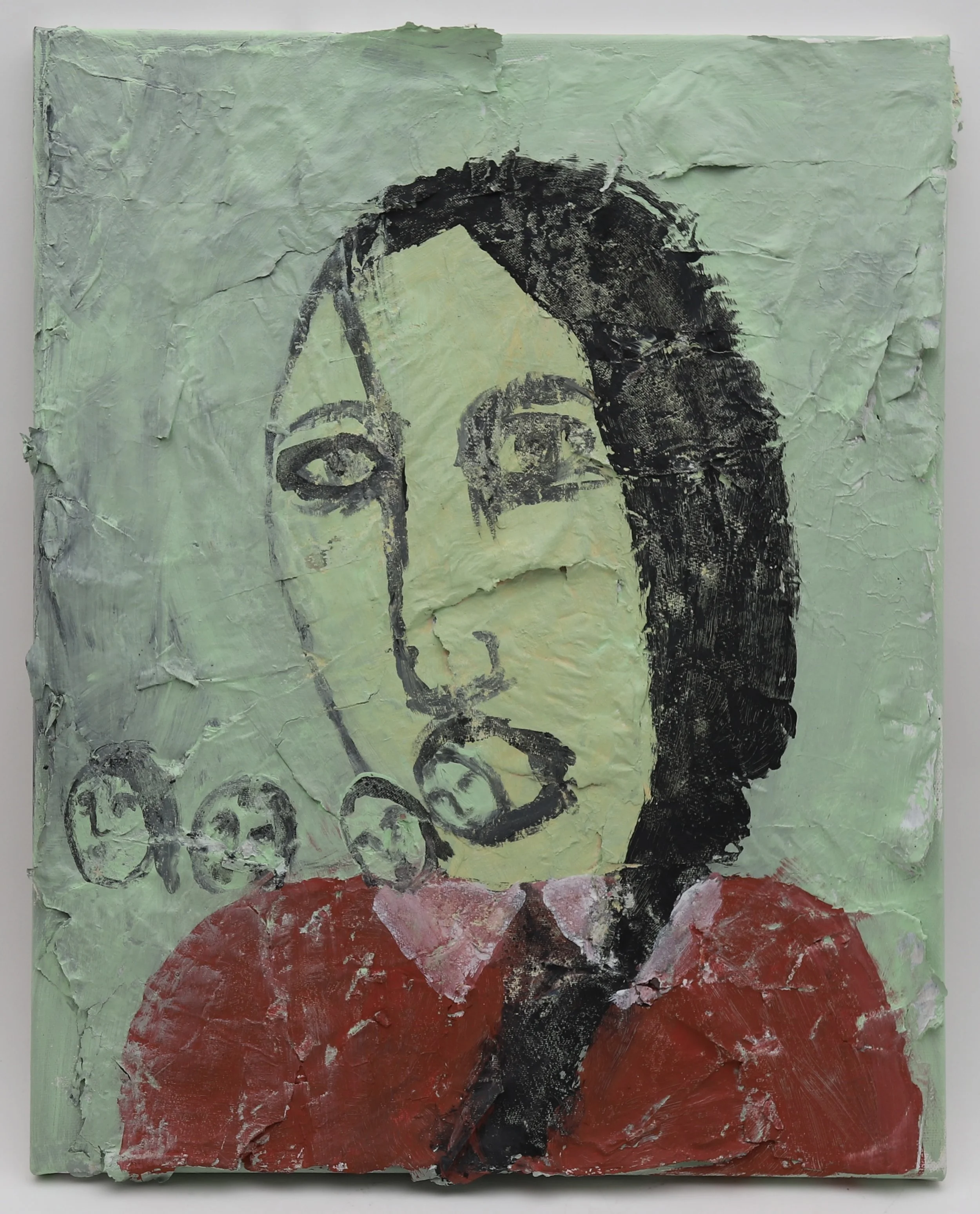 Davi, 2025

- House paint on canvas
- 19.5 x 15.5 in. (49.53 x 39.37 cm.)