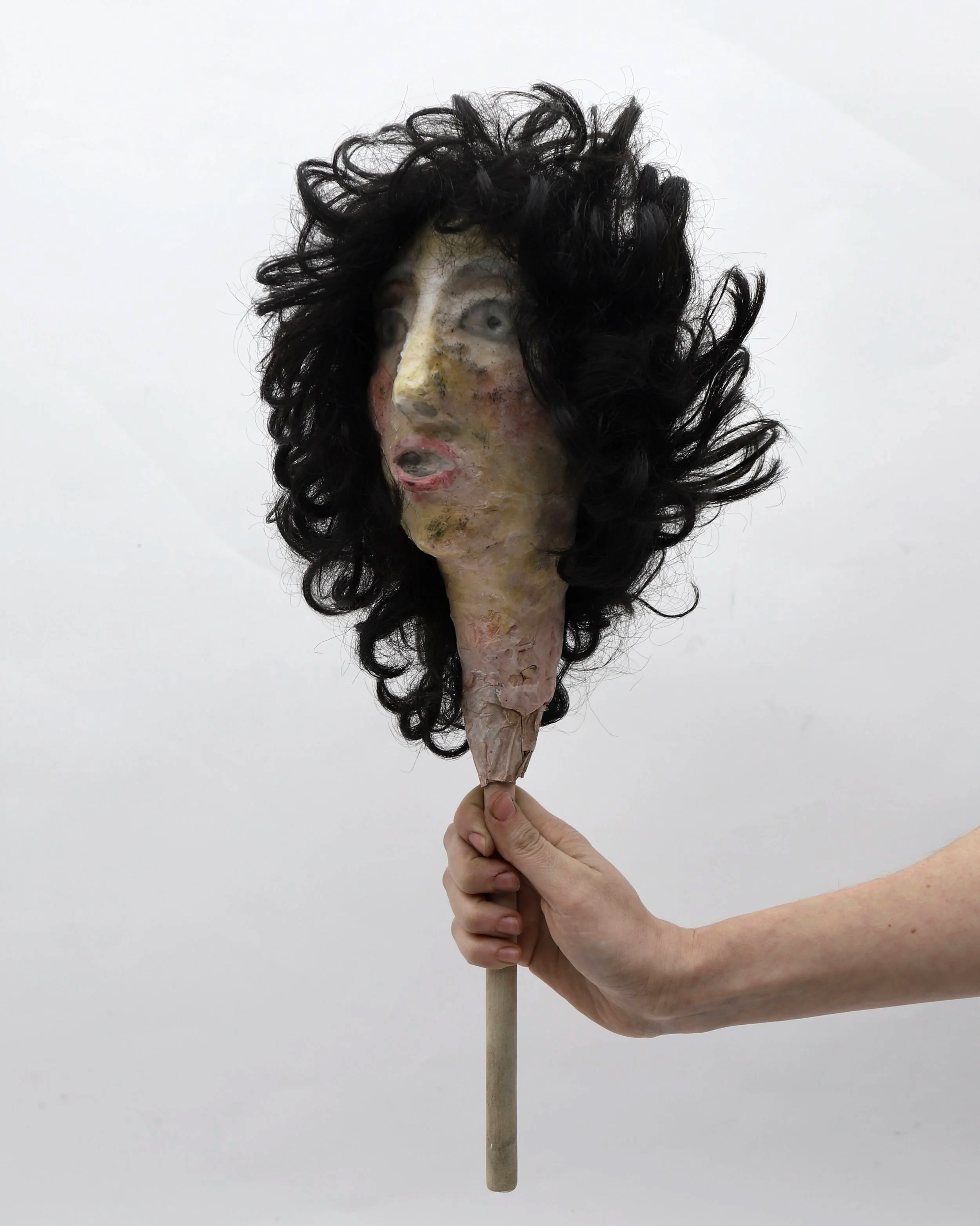 Brother, 2025 

- Acrylic, graphite, clay, paraffin, hair, papier-mâché
- (tbc)