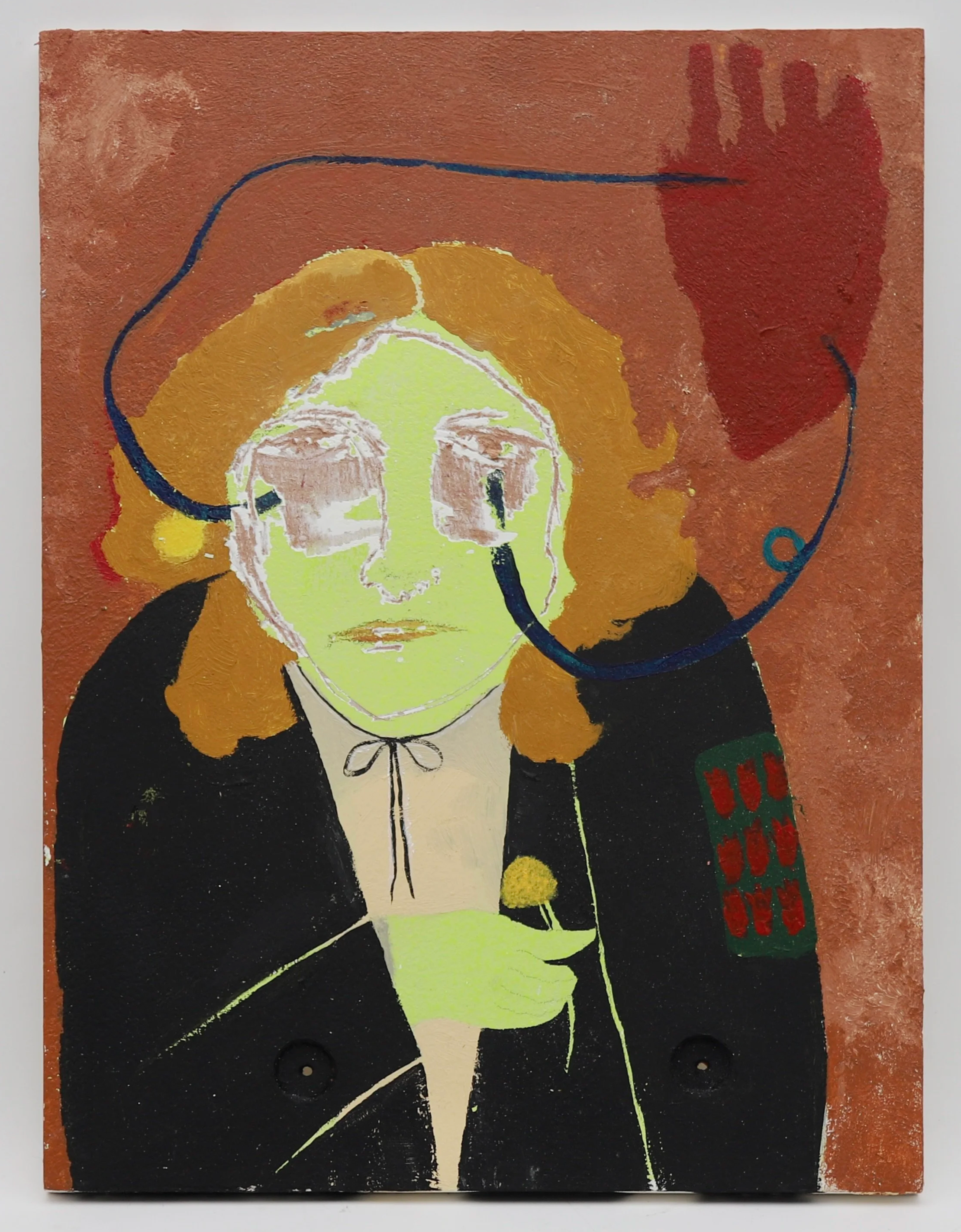 Mack The Knife, 2026

- Acrylic on wood

- 15.5 x 12 in. (39.37 x 30.48 cm.)