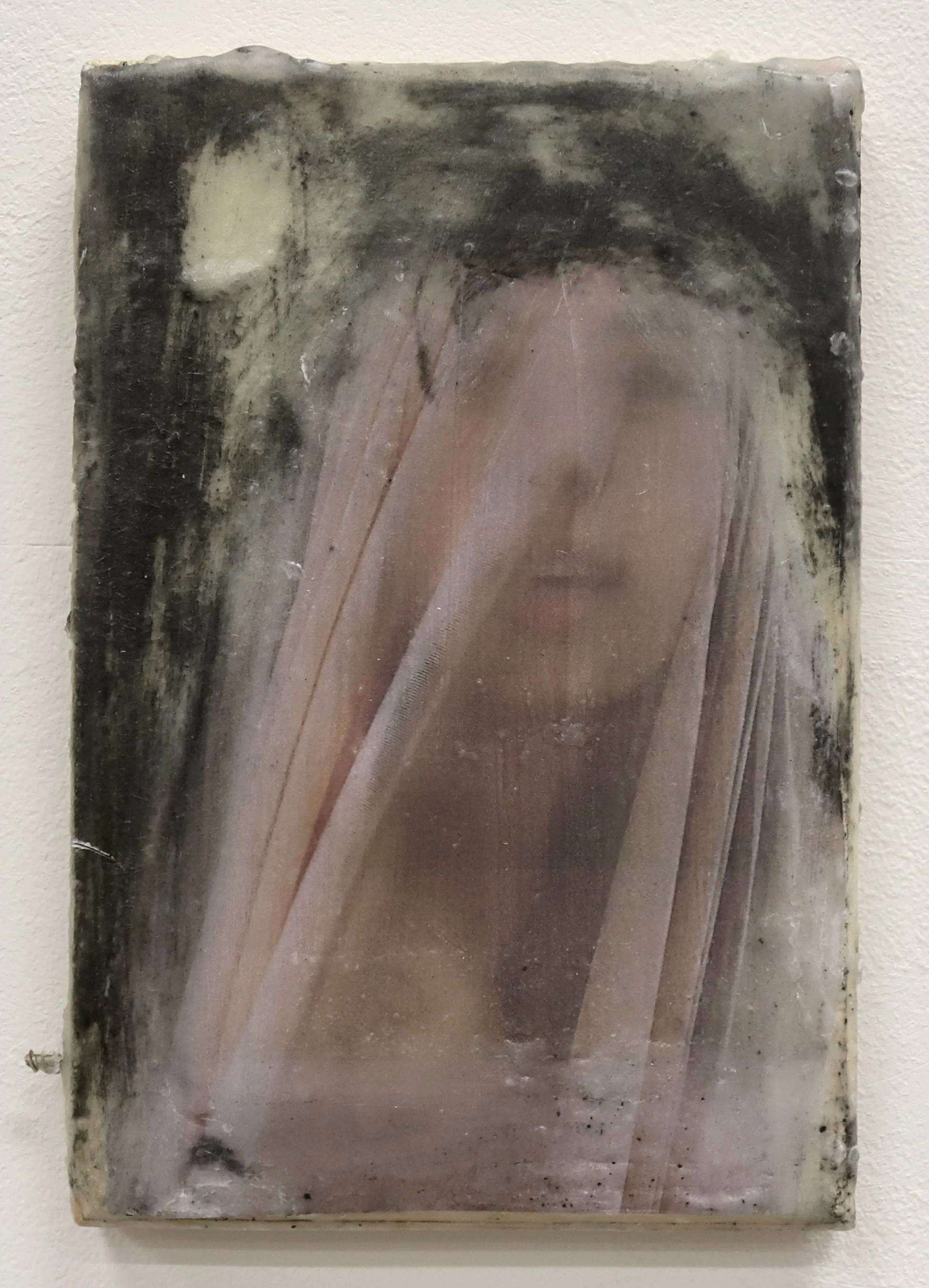 Trixie, 2025

- House paint and paraffin on wood
- 8 x 5 in. (20.32 x 12.7 cm.)