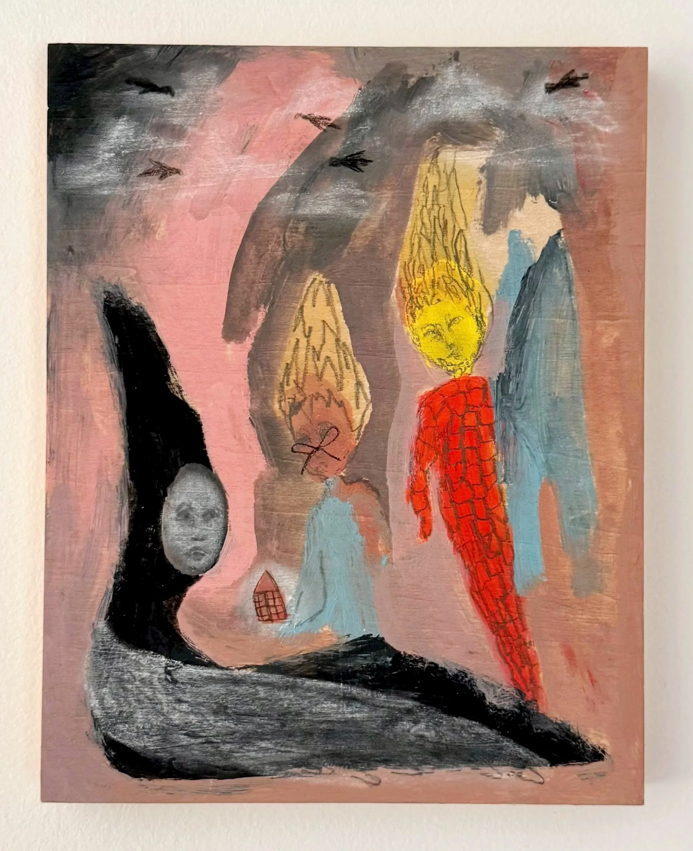 The Gift of Time, 2024

- Acrylic and graphite on wood
- 8 x 10 in. (20.32 x 25.4 cm.)