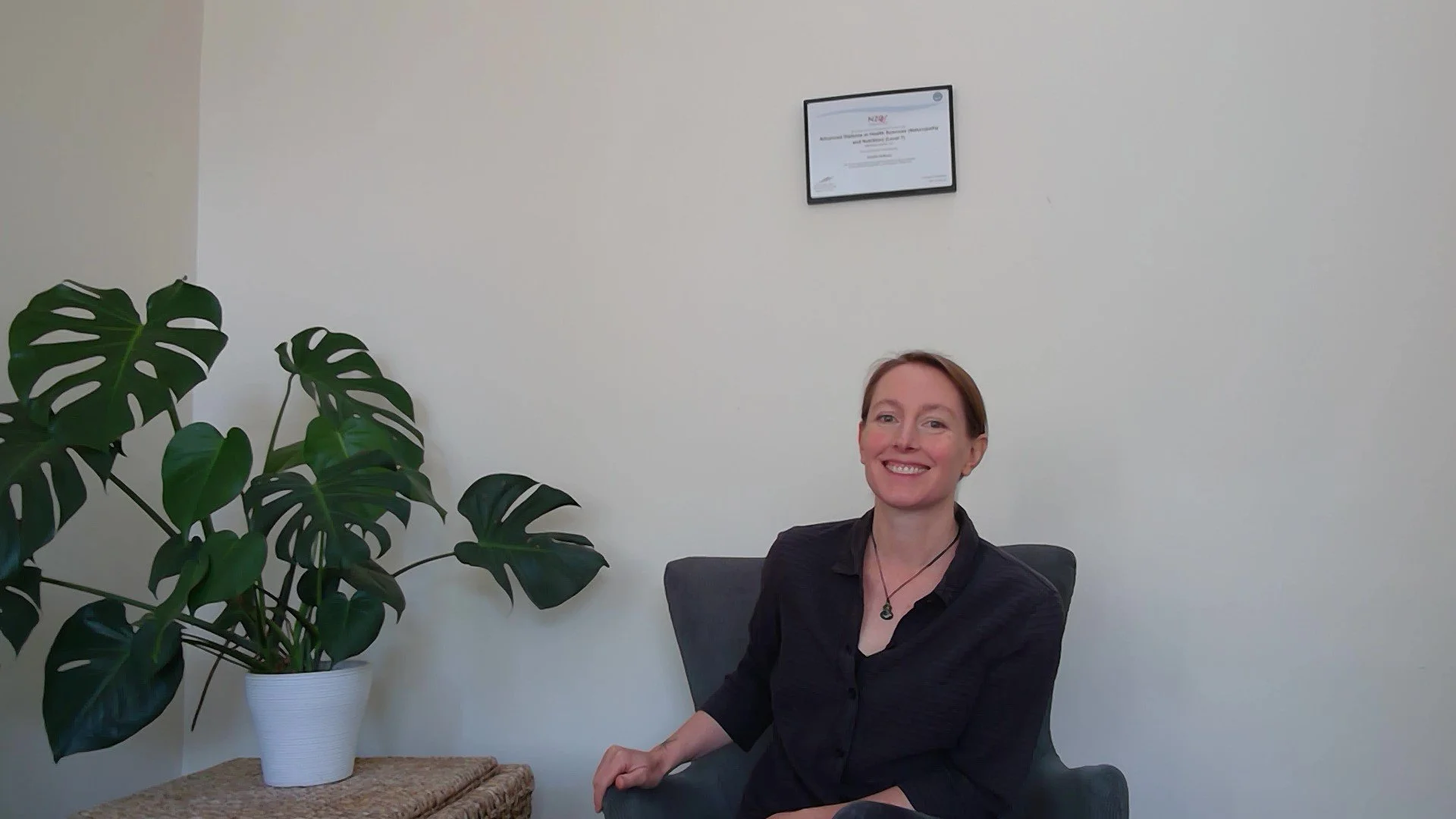 Camille Hoffman-practitioner mentor-in her office