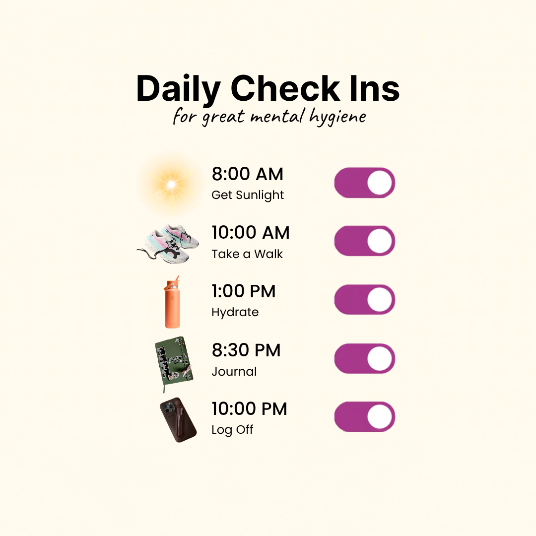 Daily Check Ins: Small Acts of Kindness to Self