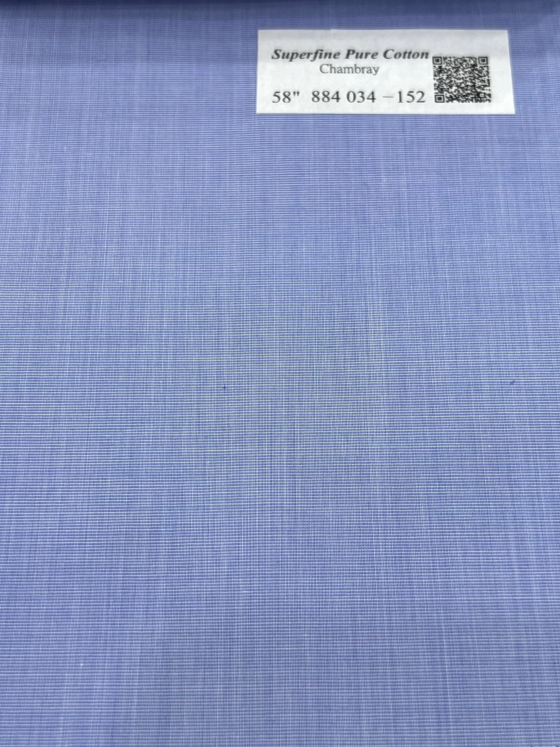 Blue Chambray Cotton #00007