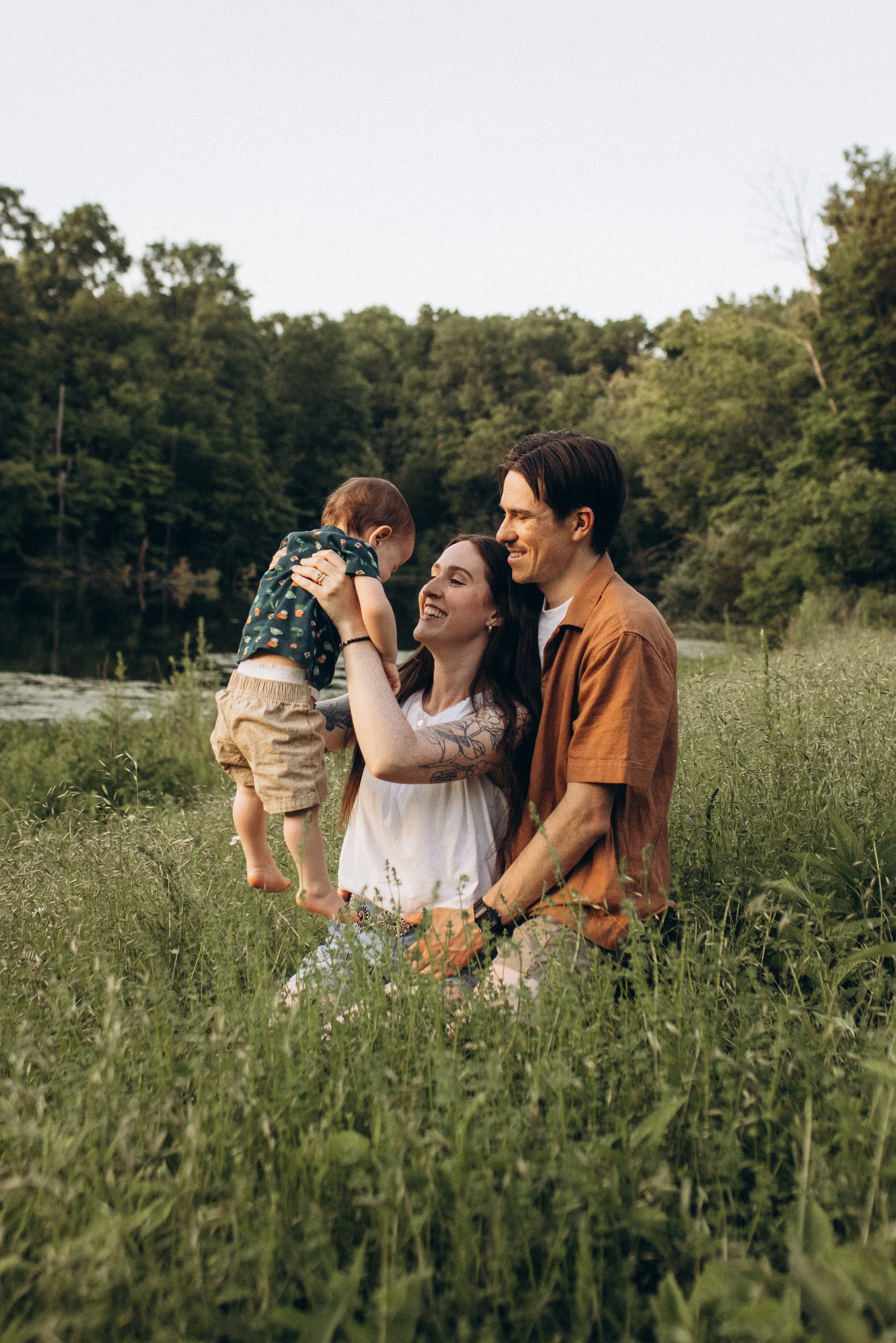 Family Hike around Cincinnati Nature Center in Mildford, Ohio