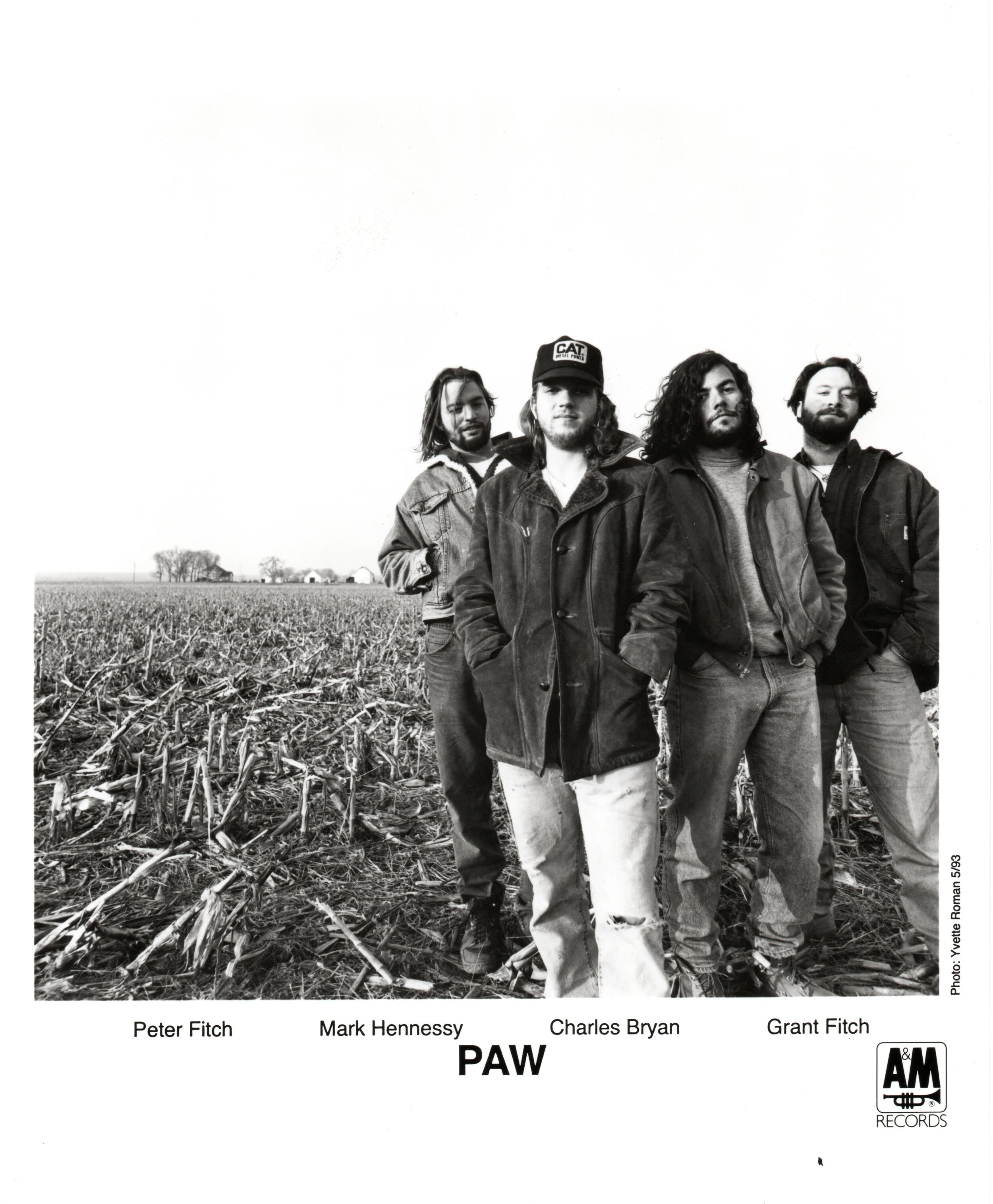 Press Photo – Original Paw Lineup (May 1993)