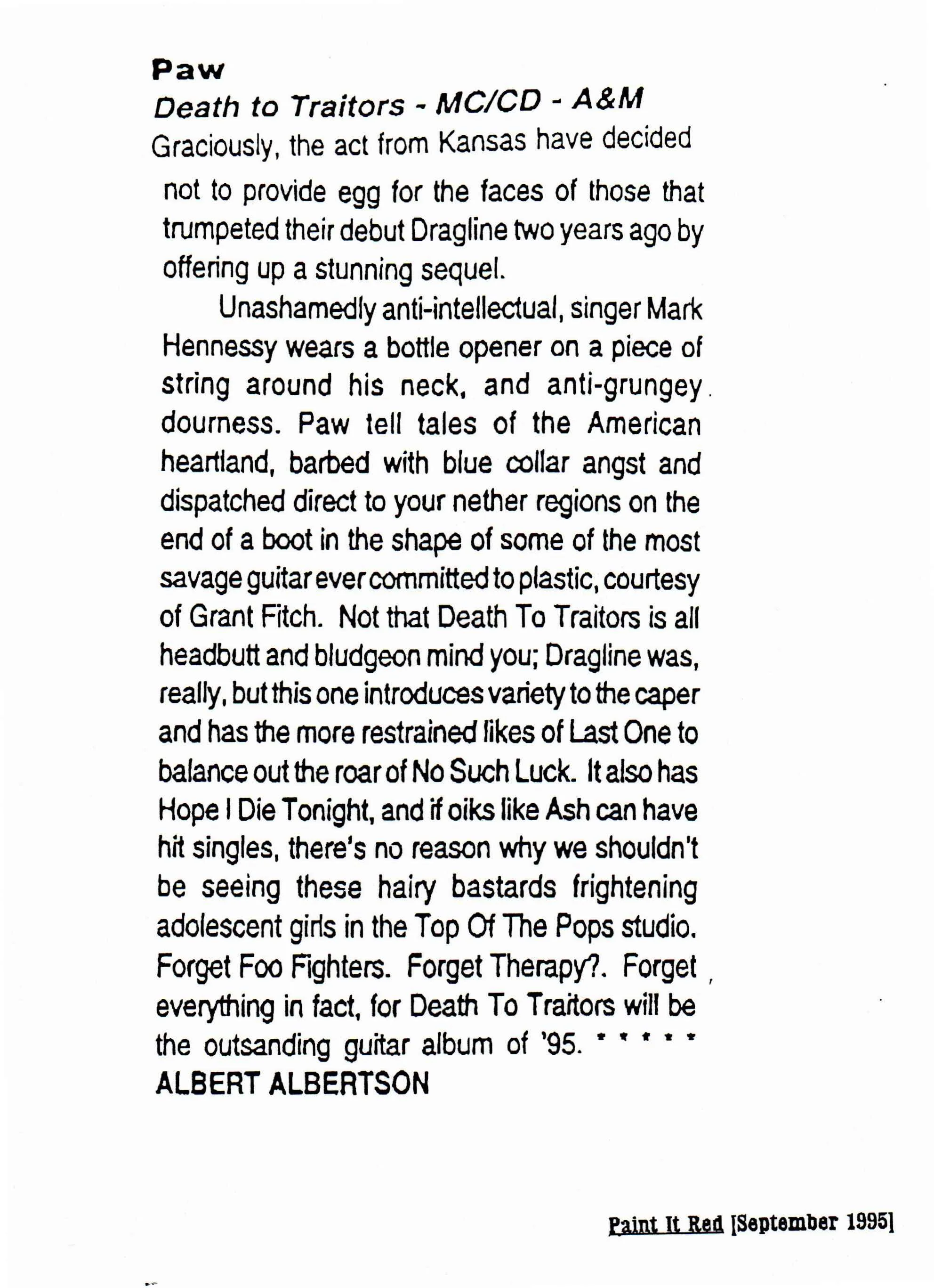 Some of the Most Savage Guitar Ever Committed to Plastic (Death To Traitors Review)
