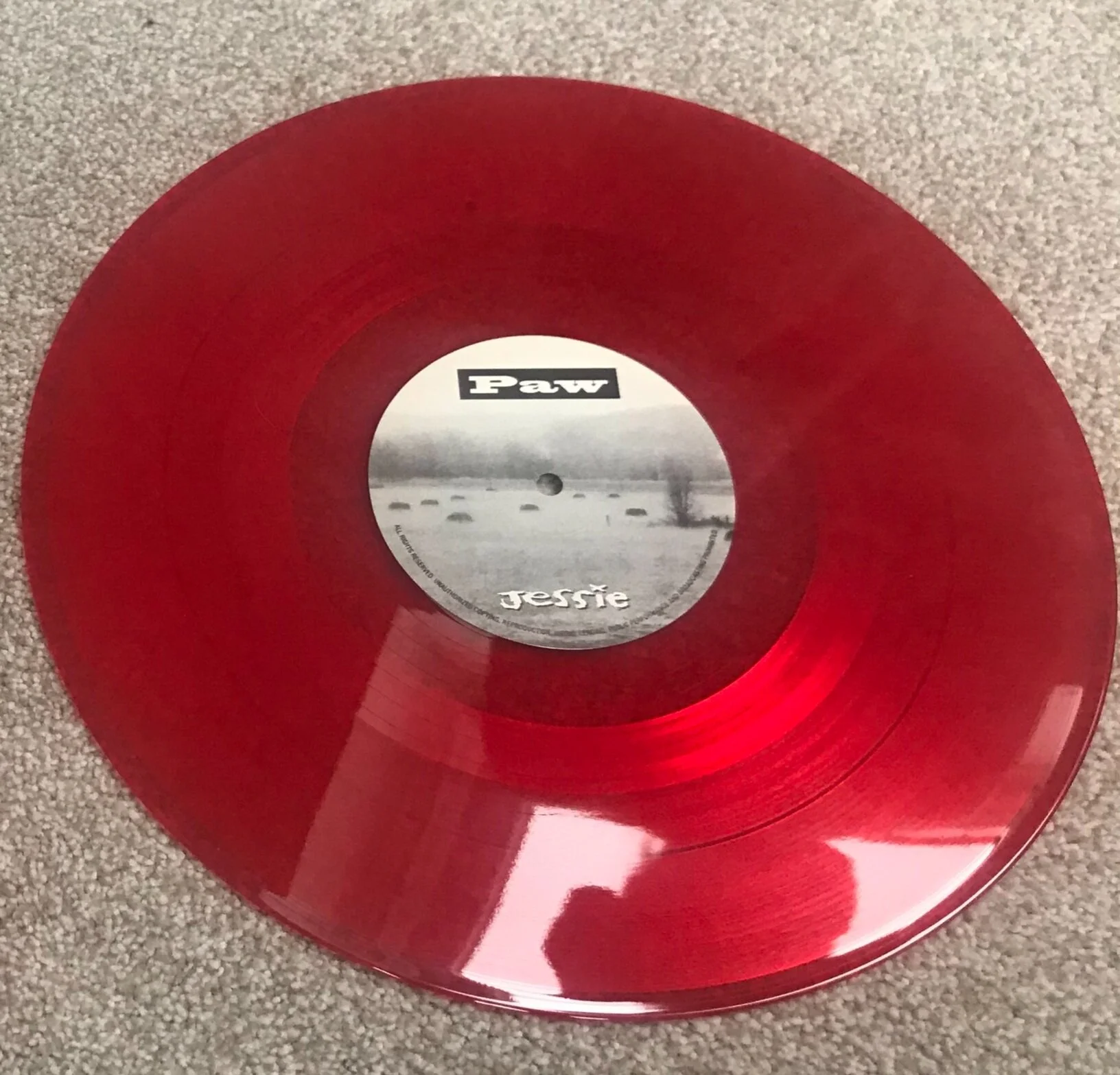 Jessie Red Vinyl Single