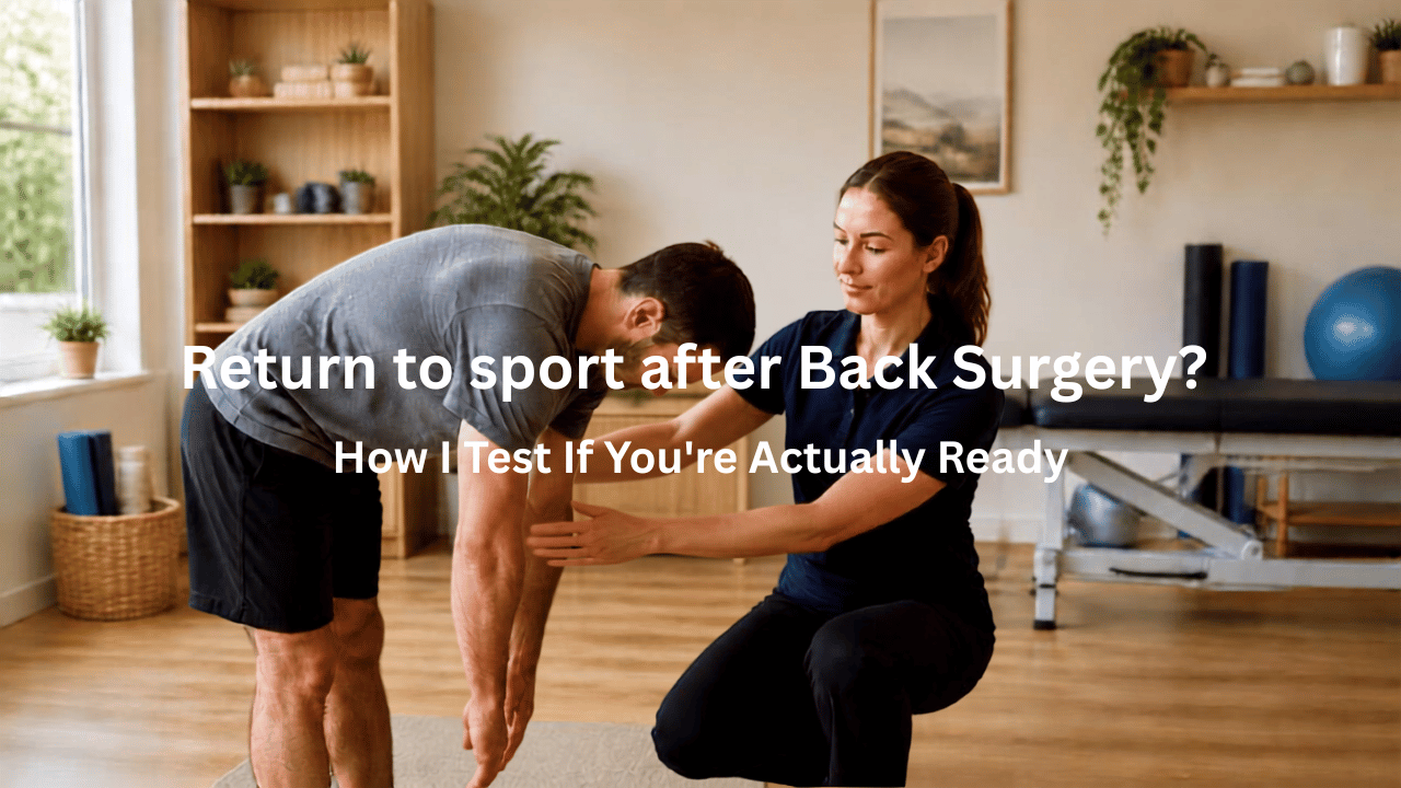How to Actually Test If You're Ready to Return to Sport After Microdiscectomy