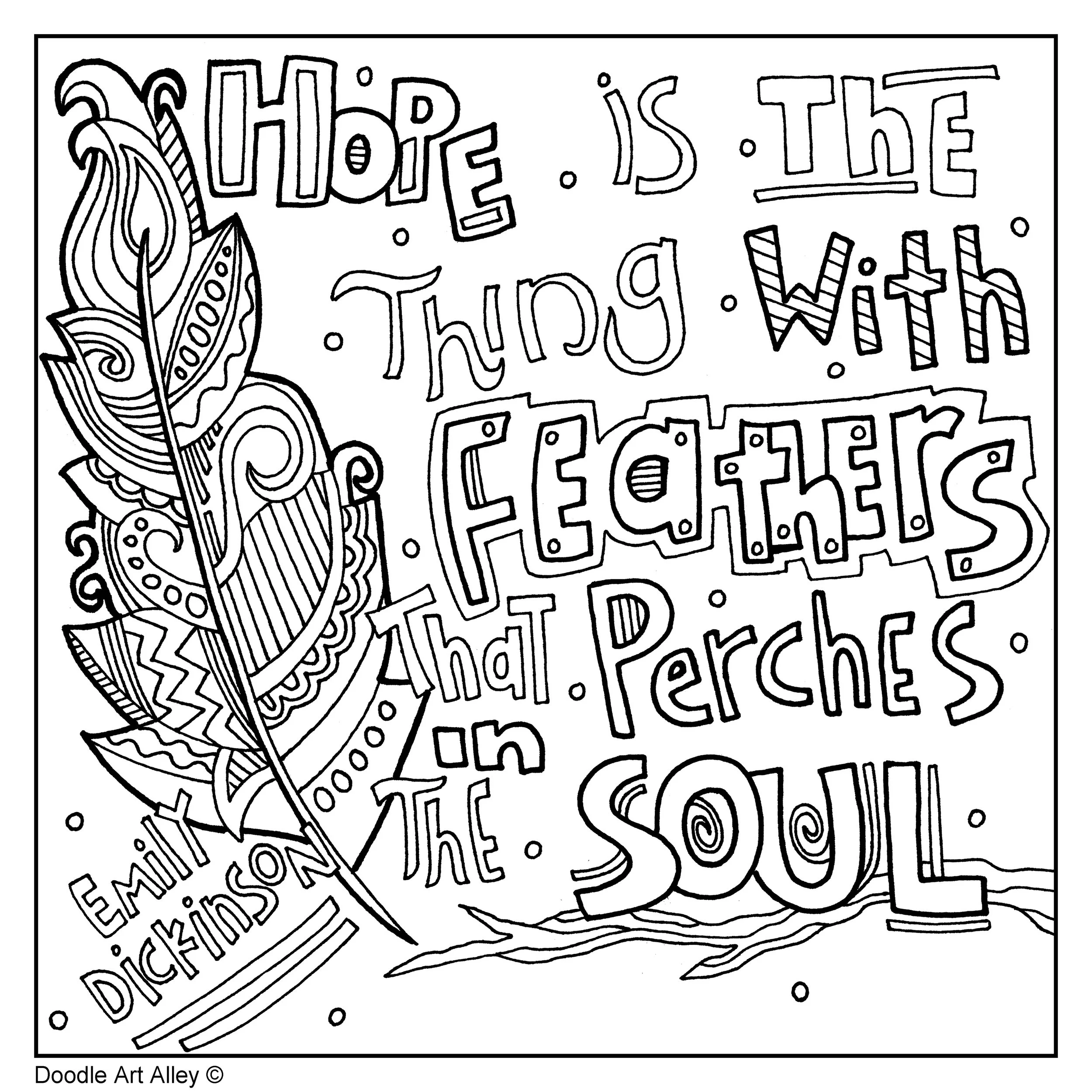 Black and white coloring page with the phrase 'While is the WItCh' written in stylized, outlined letters, surrounded by decorative patterns and abstract doodles.