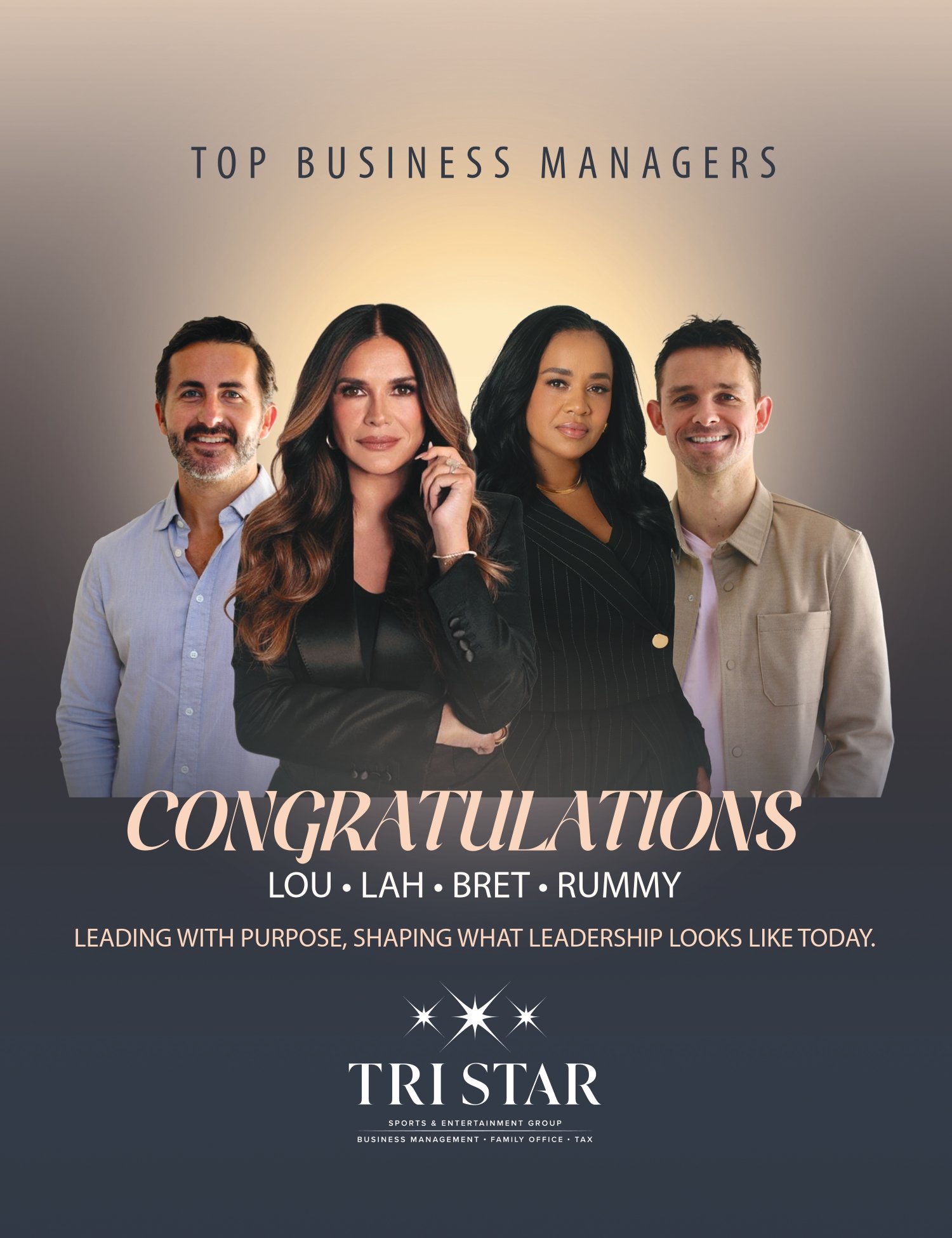 Lou Taylor of Tri Star Sports & Entertainment Group, featured in Billboard’s 2025 Business Managers list