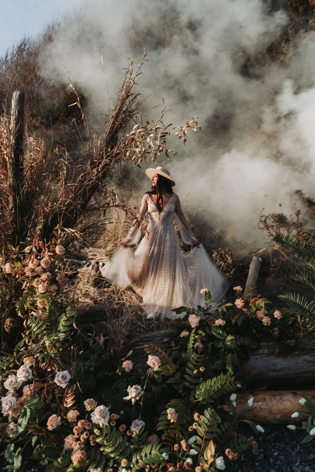 coastal inspired wedding floral design vancouver isalnd