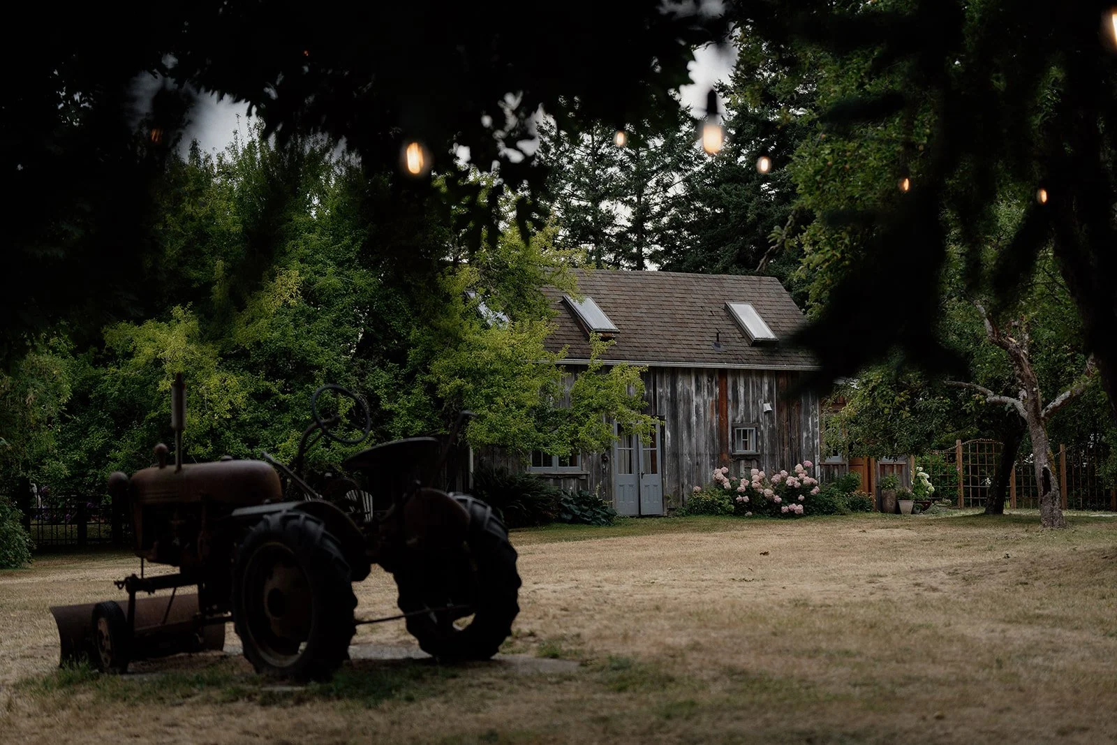 outdoor farm wedding ceremony Bilston Creek