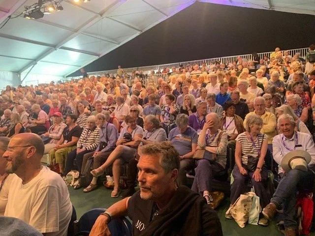 Audience at Hay Festival – May 2026