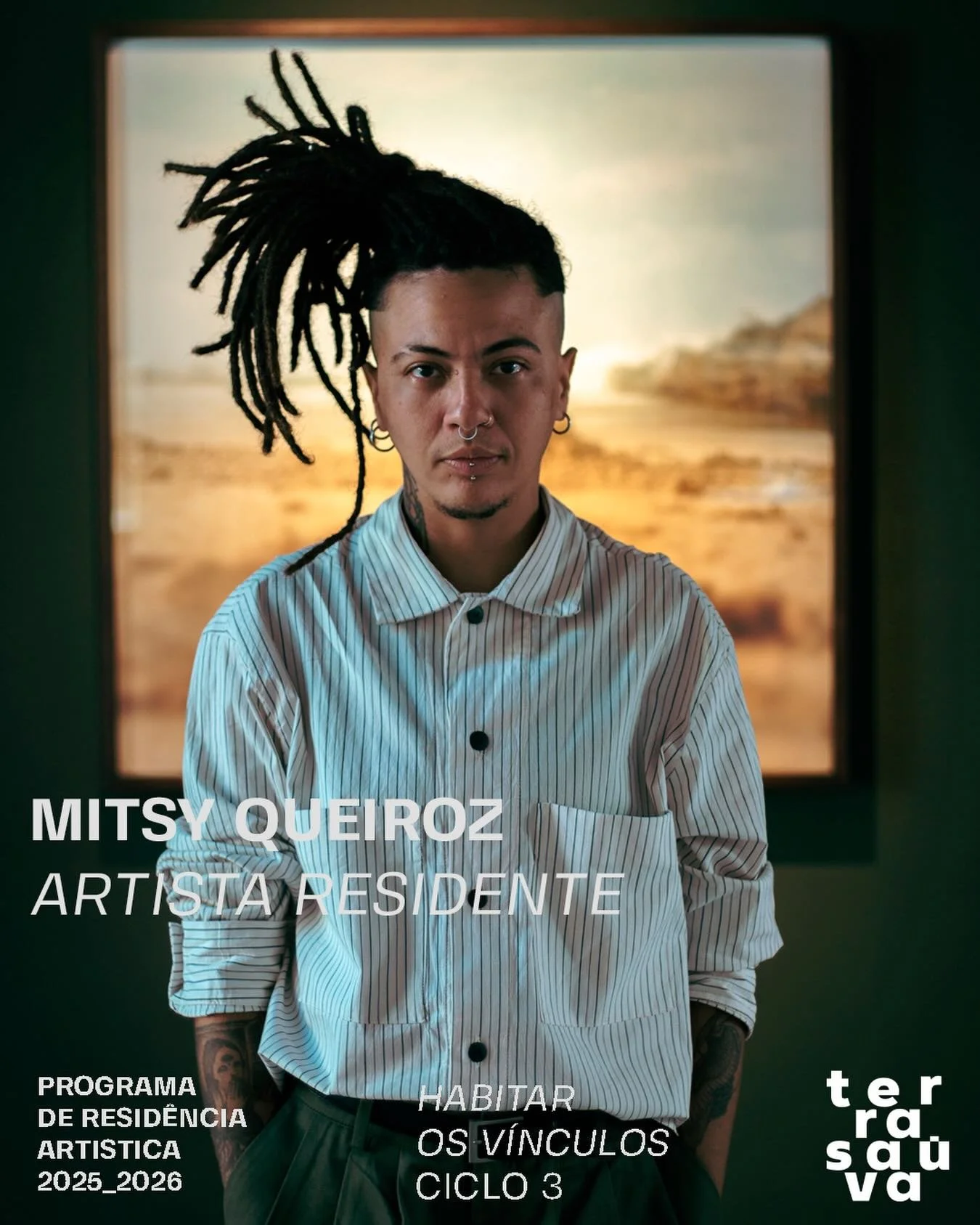 Mitsy Queiroz na Residência artística 'Habitar vínculos', da Terra Saúva