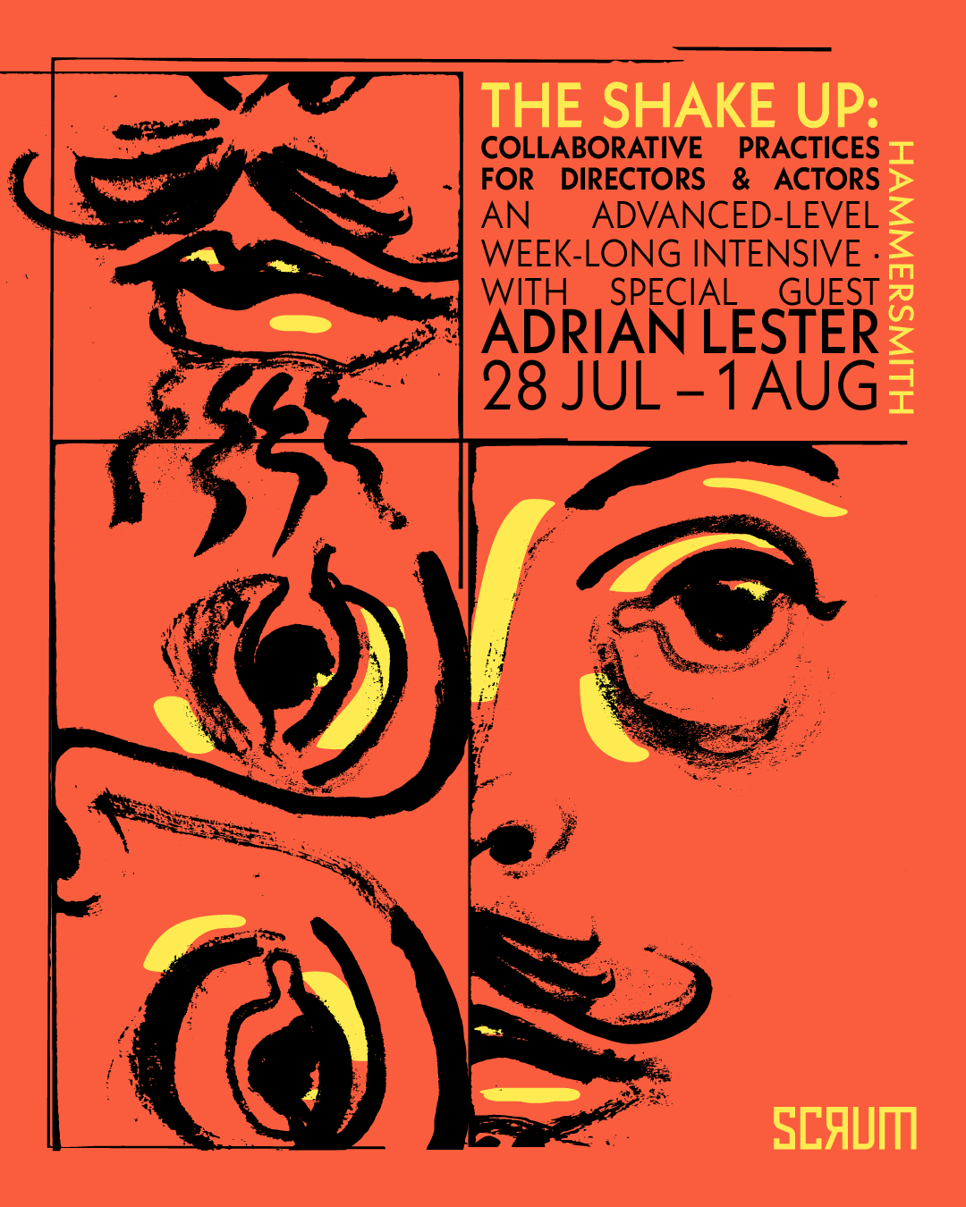 Poster alert - the same orange one from the header at the stop of the page