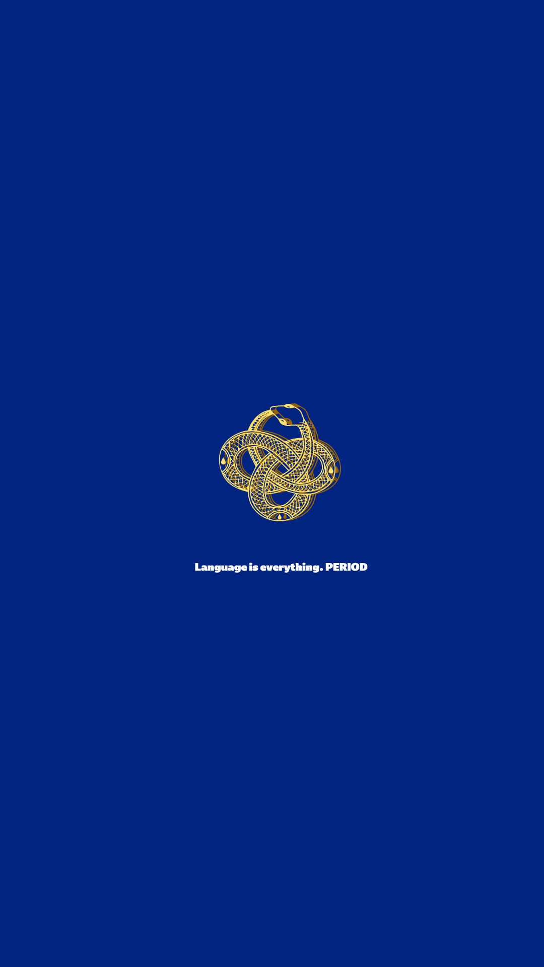 Language — BLEED ON IT
