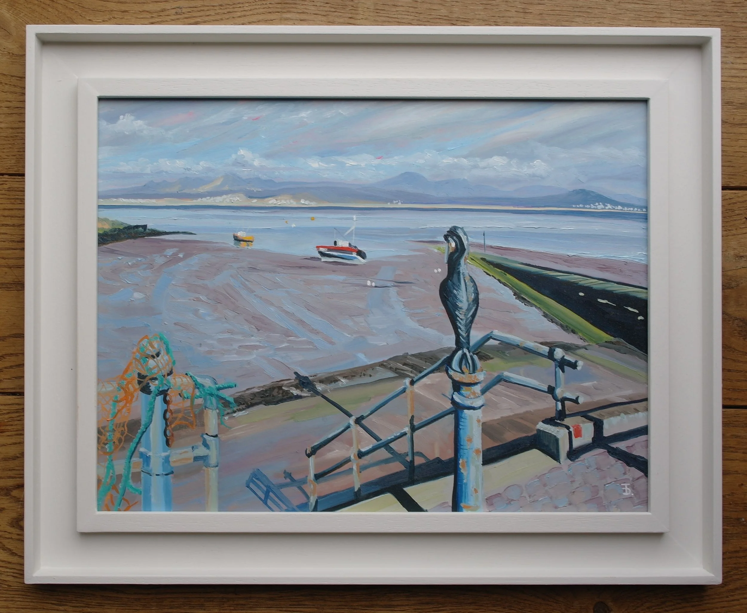 The Bay.
Oil on Board.   40cm  x  30cm