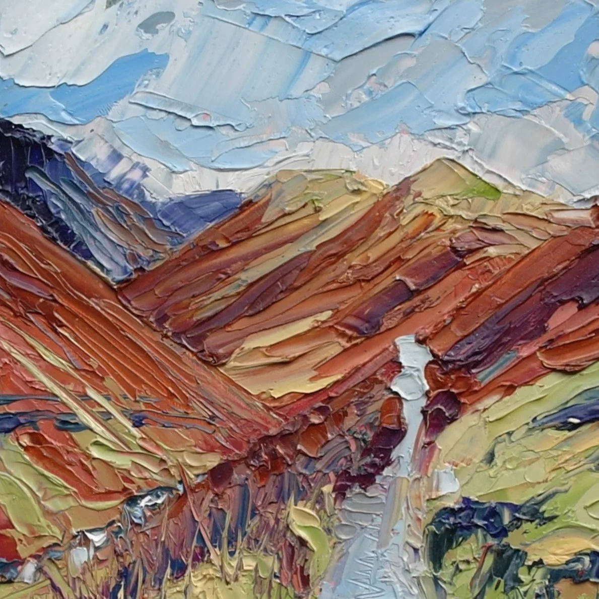 Newlands Hause  13cm x 18cm  Oil on Board  (July 2024)