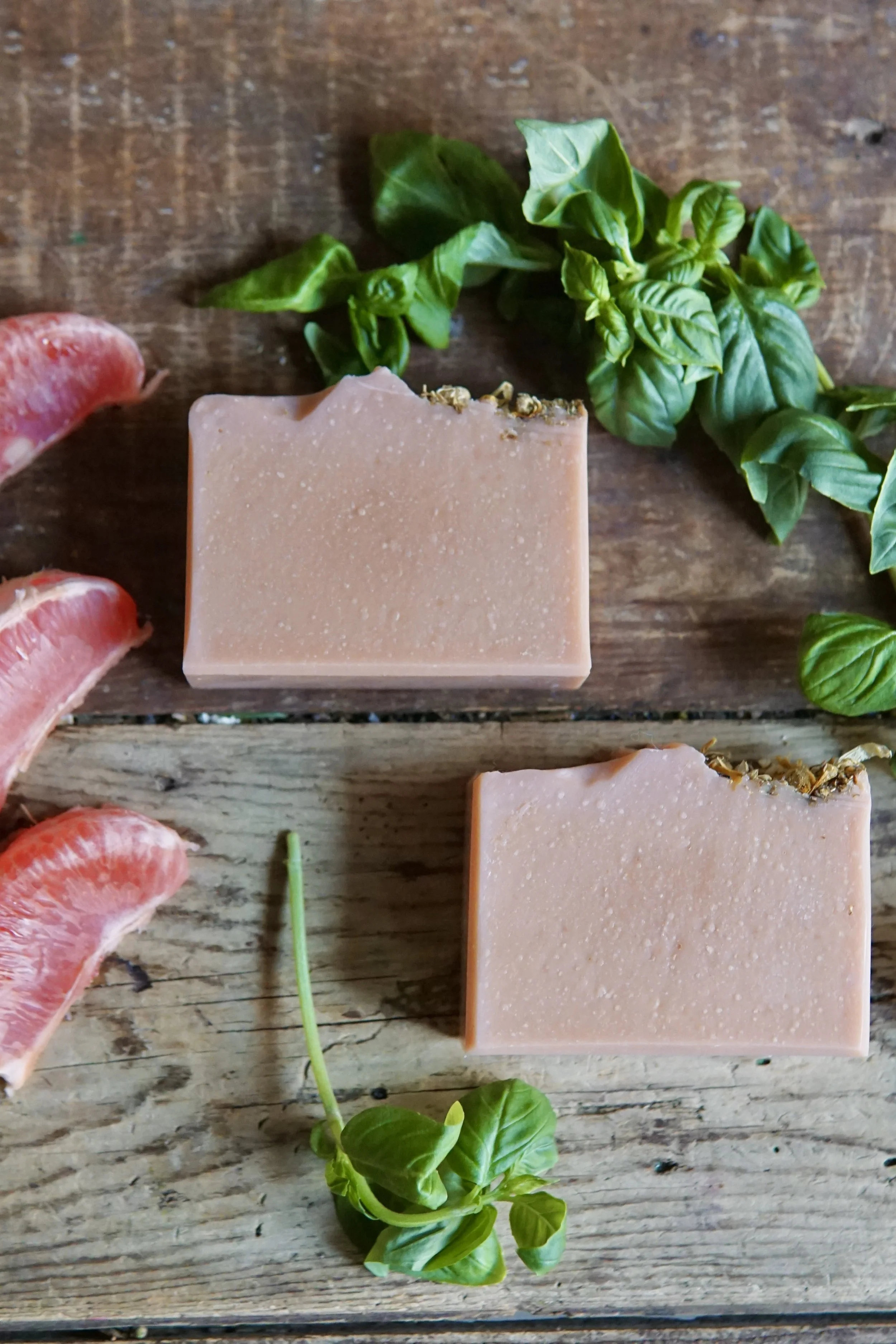 Grapefruit & Basil Soap