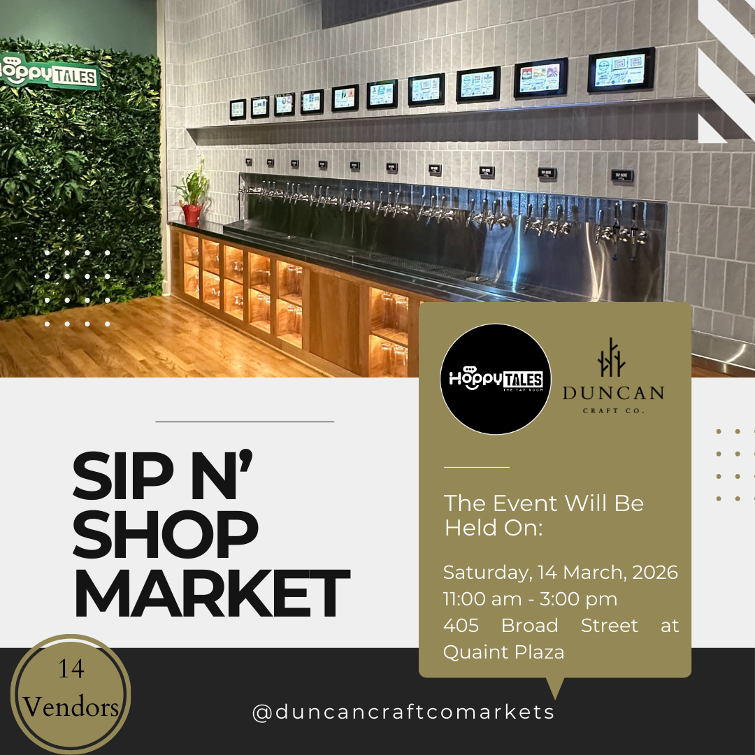 March Sip n' Shop Market - 12ft table